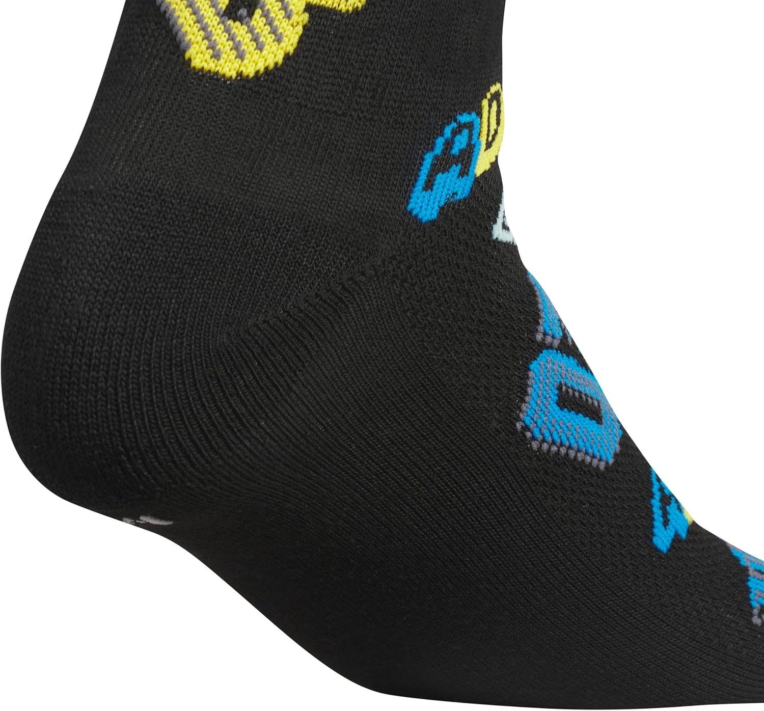 image:imageadidas Kids Cushioned Quarter Ankle Socks for Boys and Girls 6 Pairs Durable amp ComfortableBlackBright BlueBold GoldGraphic2
