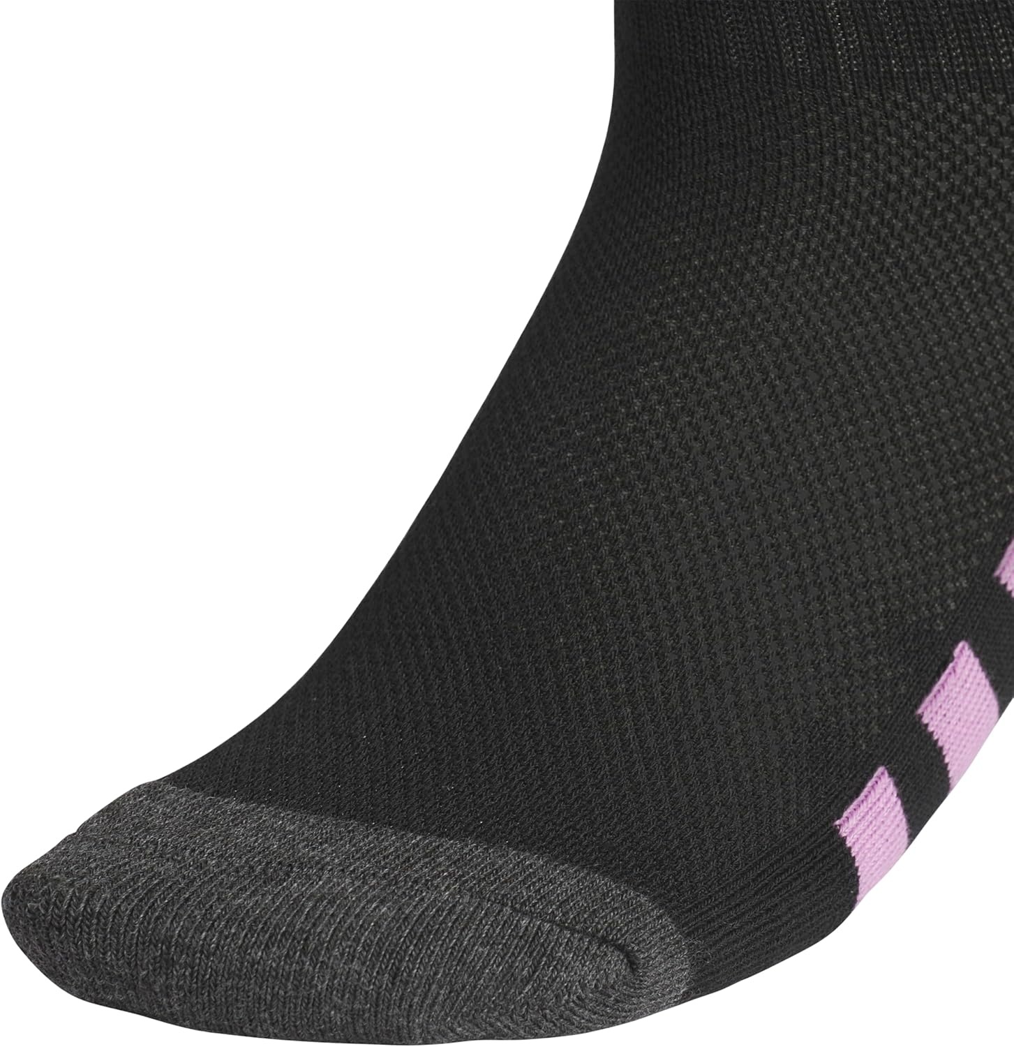 image:imageadidas Kids Cushioned Quarter Ankle Socks for Boys and Girls 6 Pairs Durable amp ComfortableBlackPreloved PurpleIce LavenderGirls