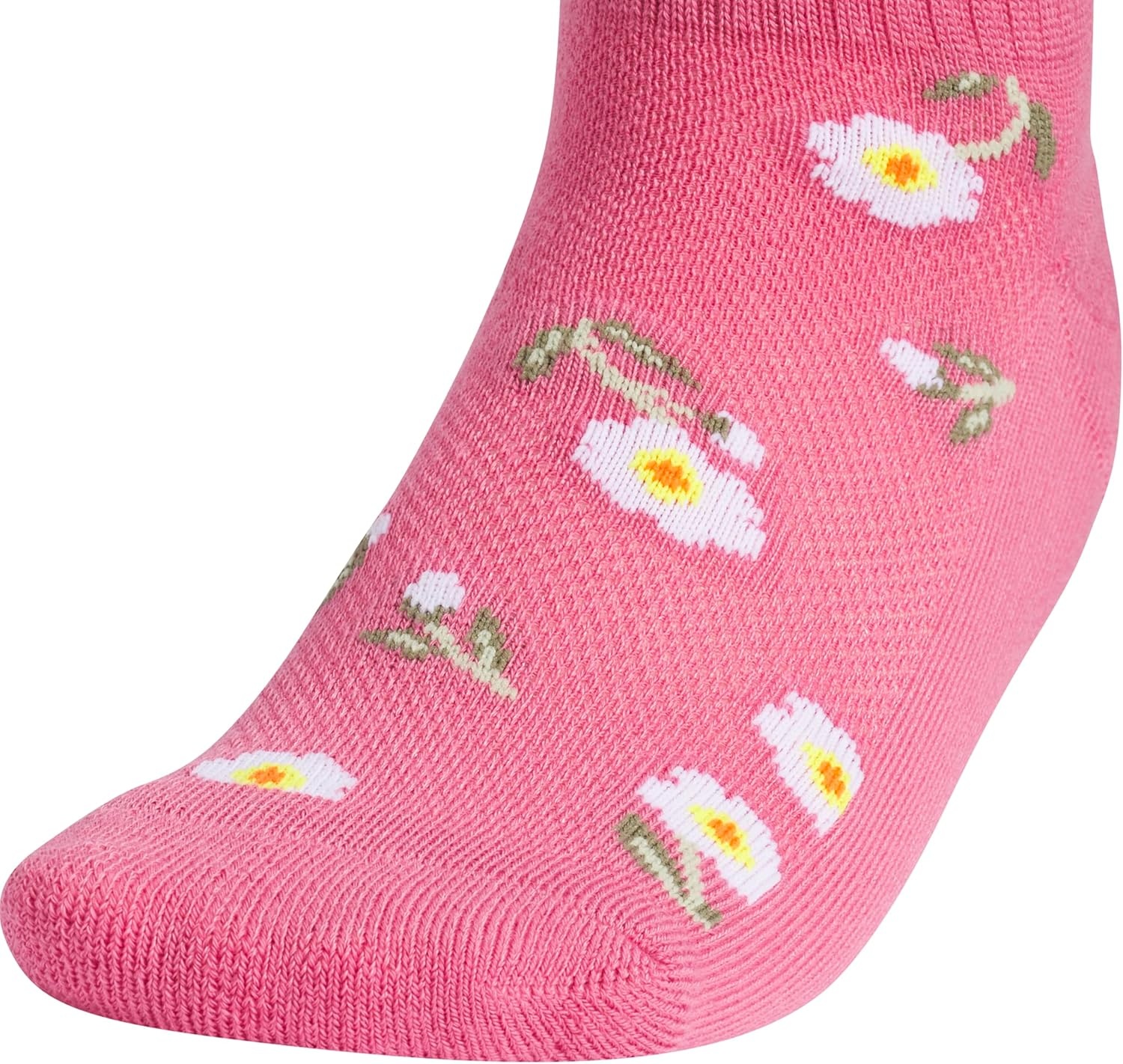 image:imageadidas Kids Cushioned Quarter Ankle Socks for Boys and Girls 6 Pairs Durable amp ComfortableDual MagentaWhiteCool Light HeatherGirlsGraphic2
