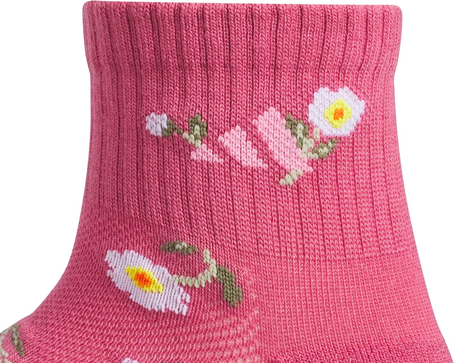 image:imageadidas Kids Cushioned Quarter Ankle Socks for Boys and Girls 6 Pairs Durable amp ComfortableDual MagentaWhiteCool Light HeatherGirlsGraphic2