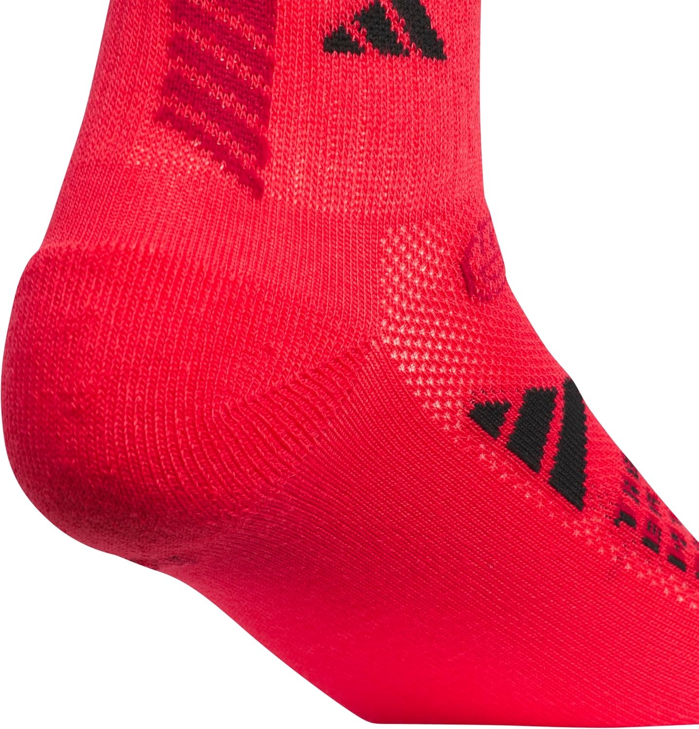 image:imageadidas Kids Cushioned Quarter Ankle Socks for Boys and Girls 6 Pairs Durable amp ComfortablePure Ruby RedBlackWhiteGraphic
