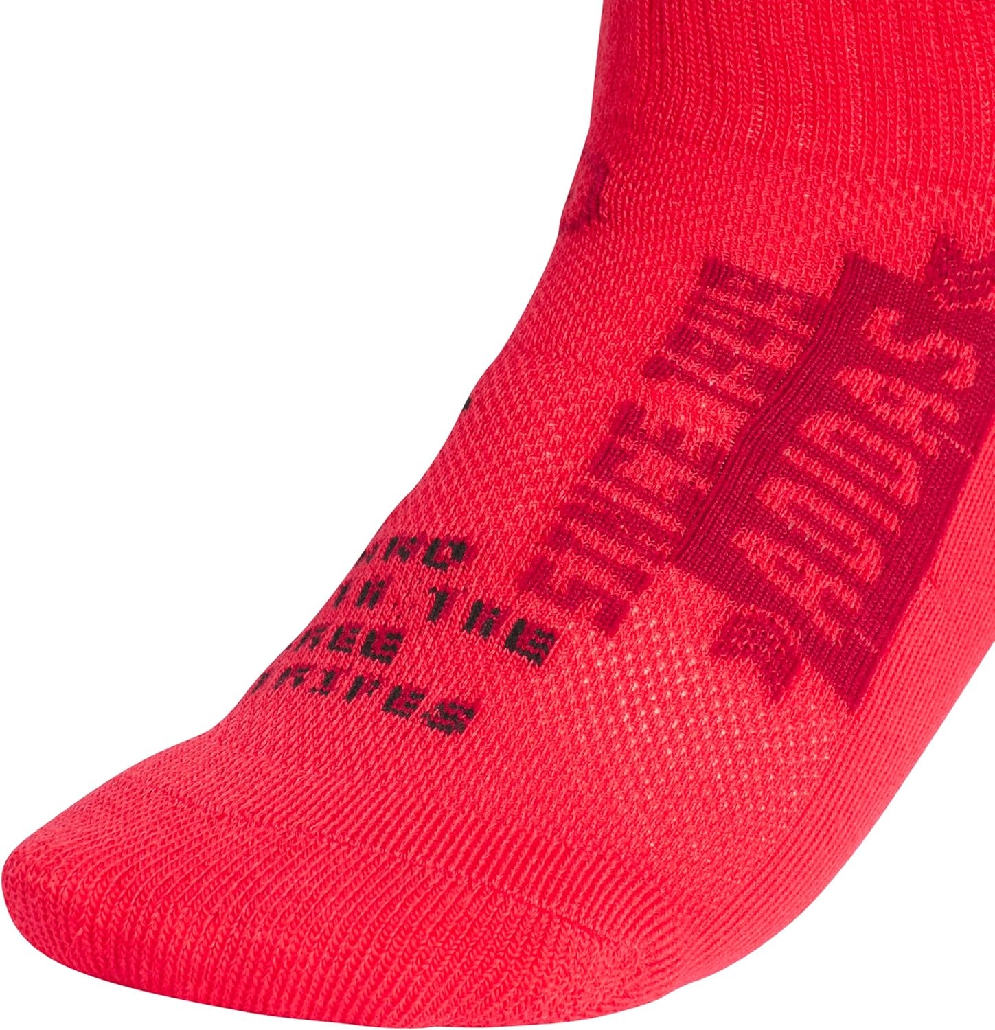 image:imageadidas Kids Cushioned Quarter Ankle Socks for Boys and Girls 6 Pairs Durable amp ComfortablePure Ruby RedBlackWhiteGraphic