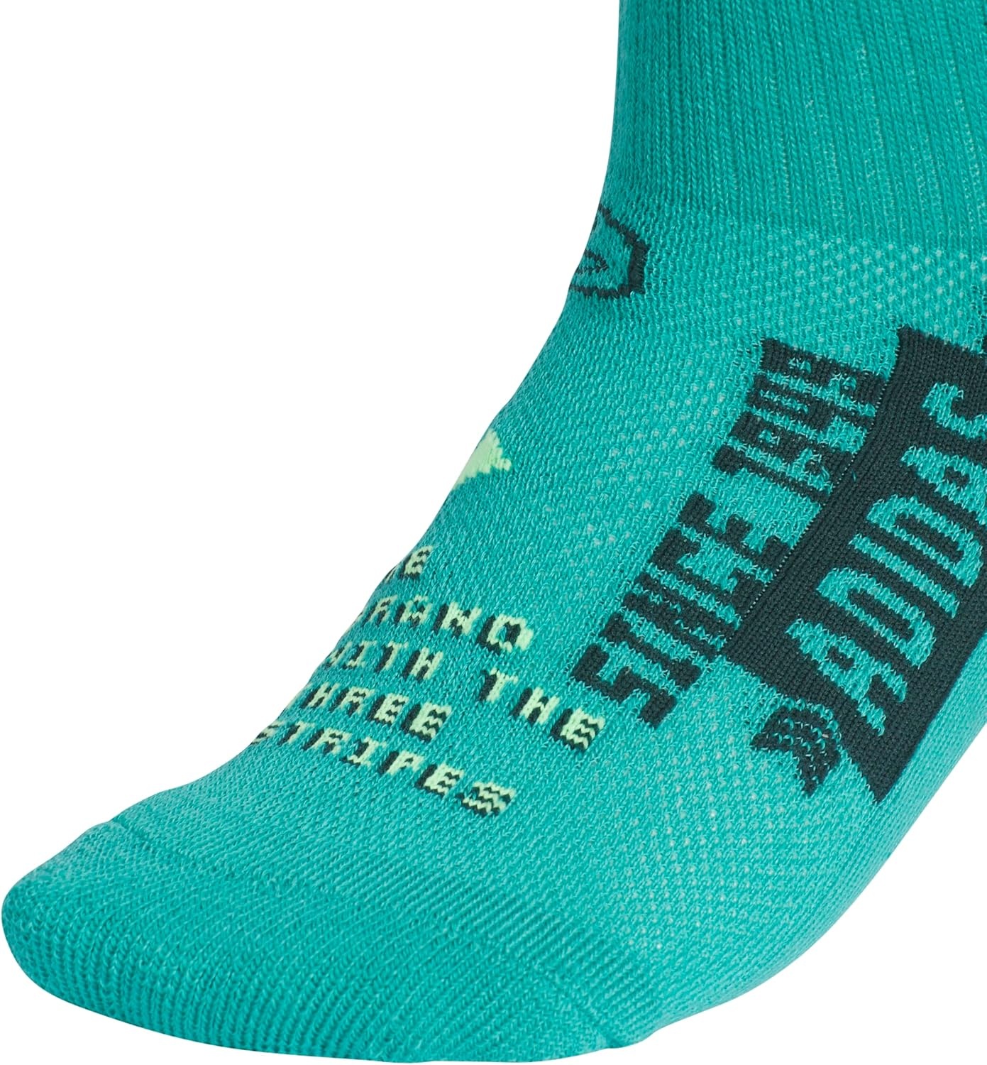 image:imageadidas Kids Cushioned Quarter Ankle Socks for Boys and Girls 6 Pairs Durable amp ComfortablePure Teal GreenCool Light HeatherBlackGraphic