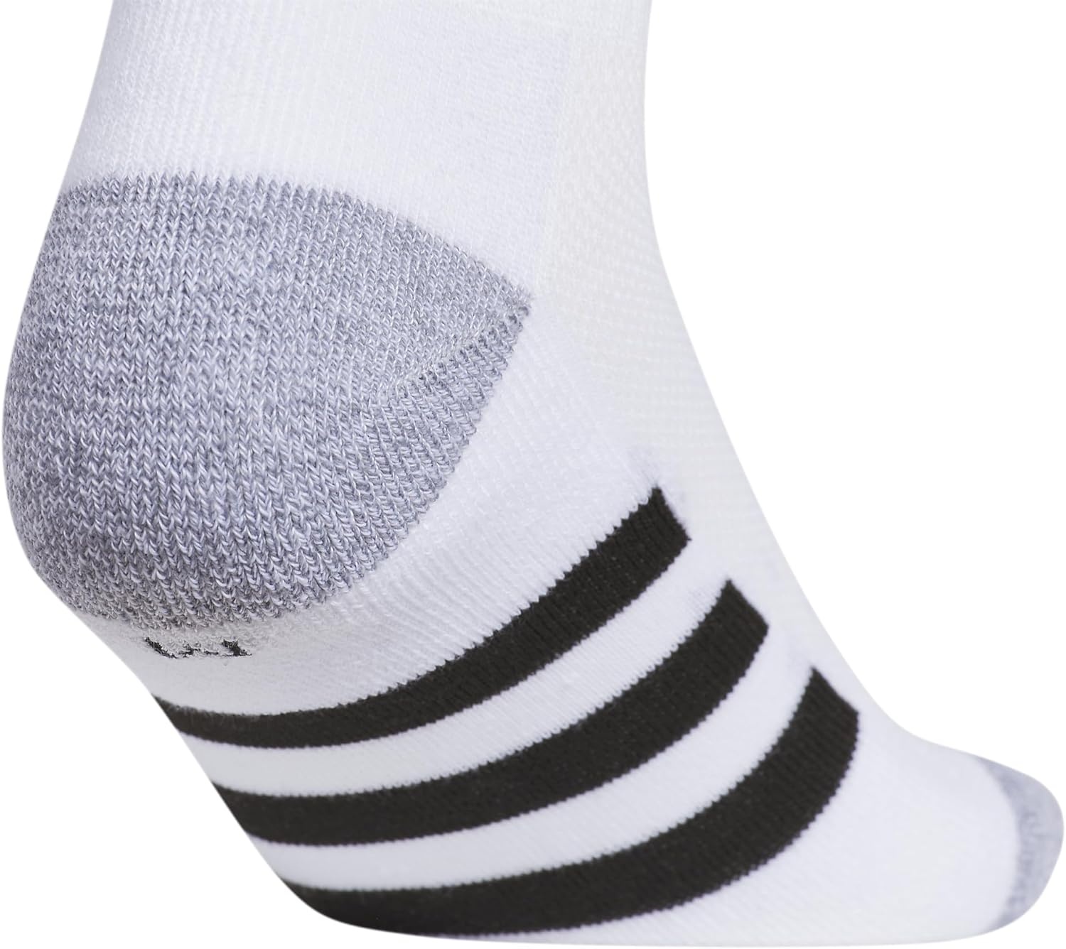 image:imageadidas Kids Cushioned Quarter Ankle Socks for Boys and Girls 6 Pairs Durable amp ComfortableWhiteBlackWhite