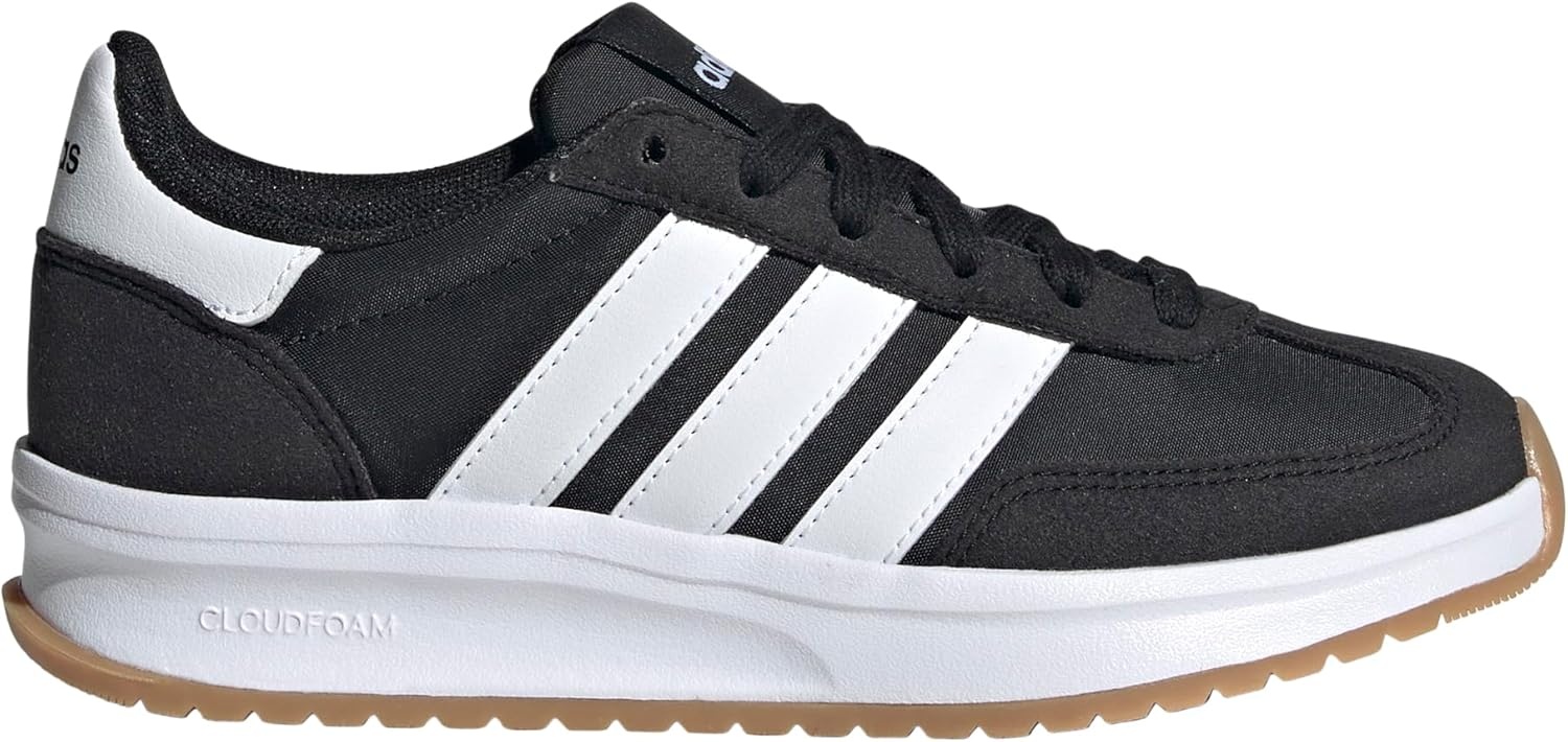image:imageadidas Kids Girls Run 70S 20 Lace Up Sneakers Shoes Casual Grey WhiteBlackWhiteGum