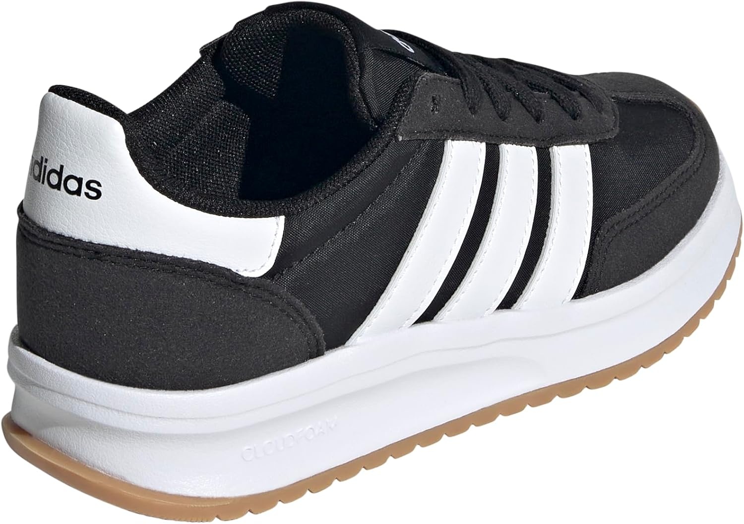 image:imageadidas Kids Girls Run 70S 20 Lace Up Sneakers Shoes Casual Grey WhiteBlackWhiteGum