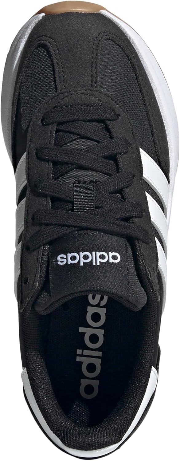 image:imageadidas Kids Girls Run 70S 20 Lace Up Sneakers Shoes Casual Grey WhiteBlackWhiteGum