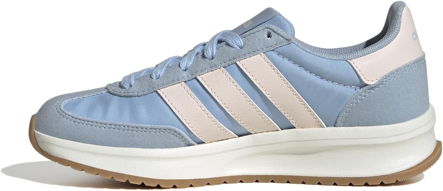 image:imageadidas Kids Girls Run 70S 20 Lace Up Sneakers Shoes Casual Grey WhiteBlueWonder QuartzWonder Blue