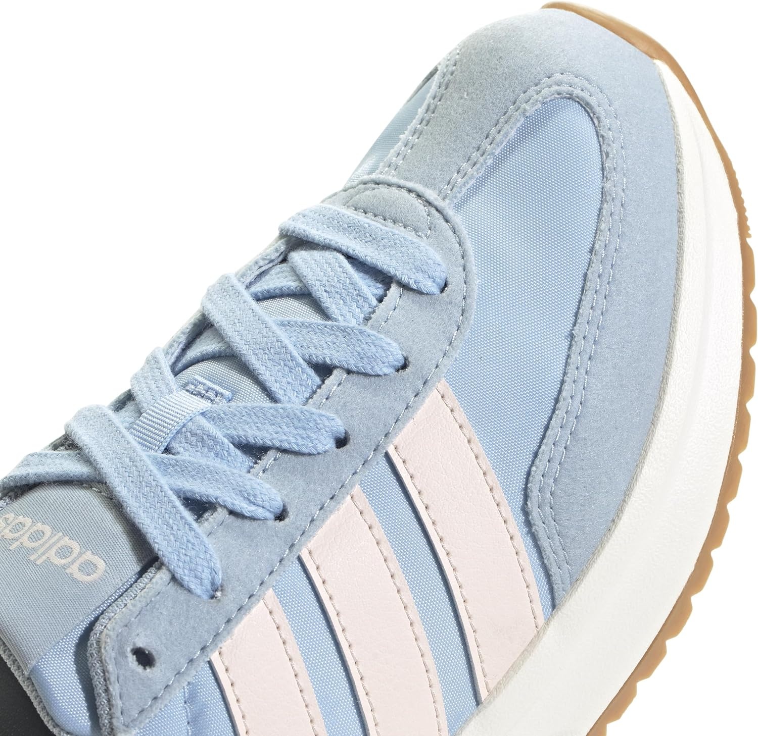 image:imageadidas Kids Girls Run 70S 20 Lace Up Sneakers Shoes Casual Grey WhiteBlueWonder QuartzWonder Blue