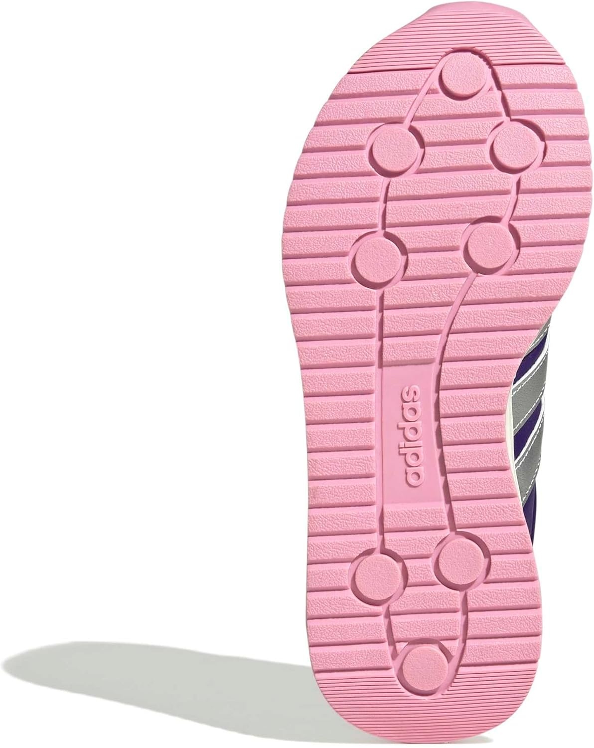 image:imageadidas Kids Girls Run 70S 20 Lace Up Sneakers Shoes Casual Grey WhiteCollegiate PurpleSilver MetallicSt Tropic Bloom