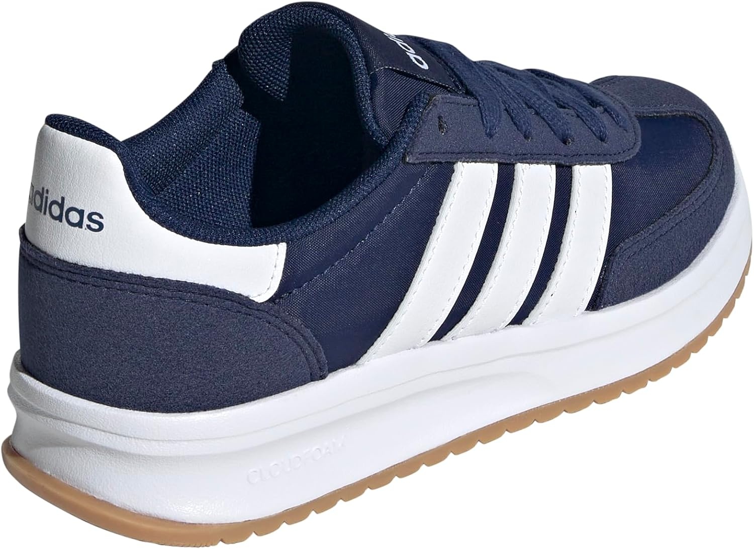 image:imageadidas Kids Girls Run 70S 20 Lace Up Sneakers Shoes Casual Grey WhiteDark BlueWhite