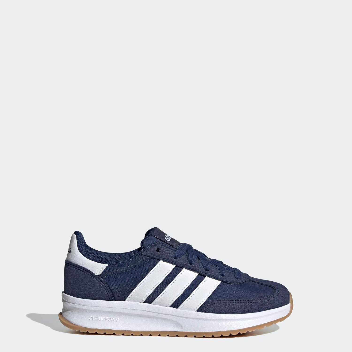 image:imageadidas Kids Girls Run 70S 20 Lace Up Sneakers Shoes Casual Grey WhiteDark BlueWhite