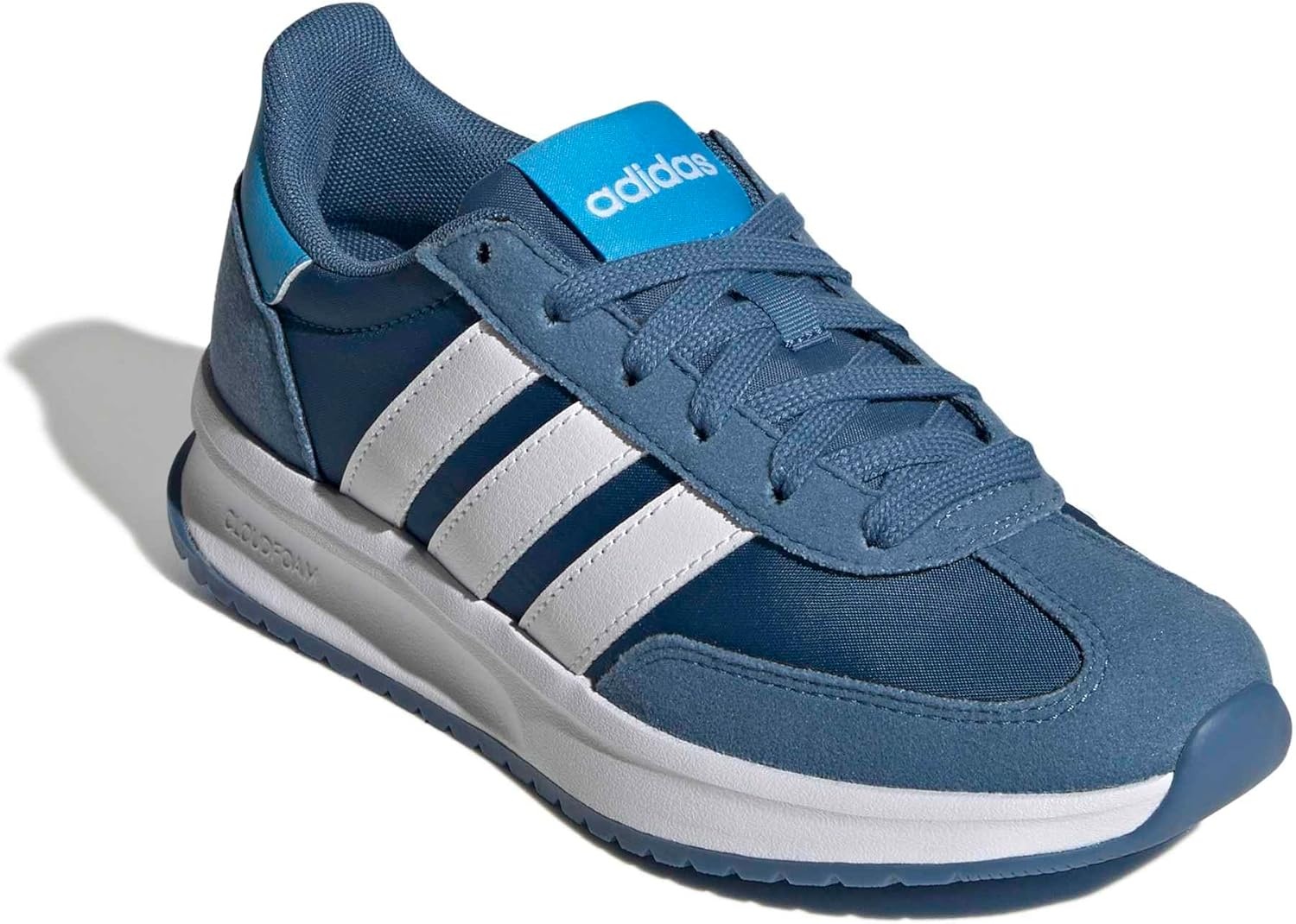 image:imageadidas Kids Girls Run 70S 20 Lace Up Sneakers Shoes Casual Grey WhiteDusky InkWhiteDusky Petrol