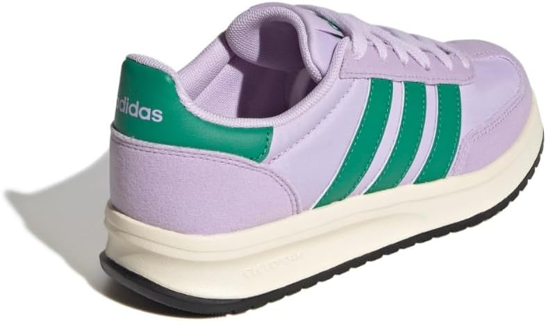 image:imageadidas Kids Girls Run 70S 20 Lace Up Sneakers Shoes Casual Grey WhiteIce LavenderCourt GreenPowder Plum