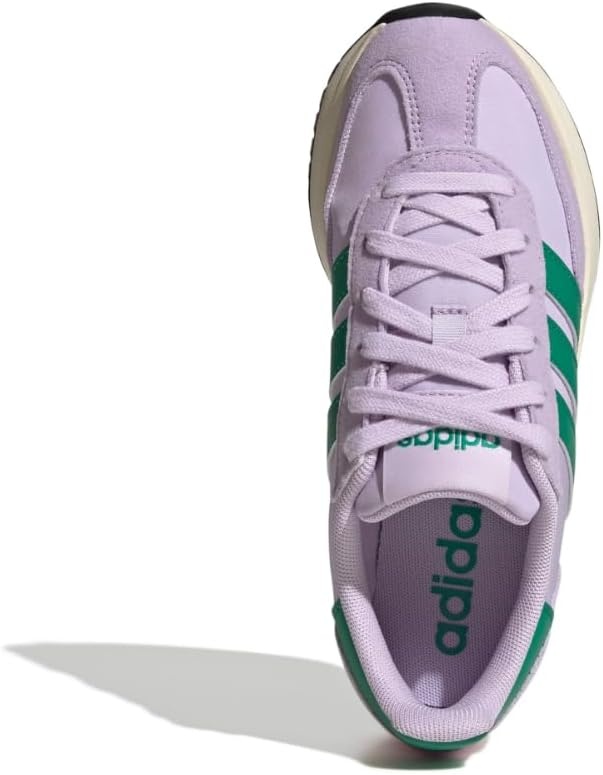 image:imageadidas Kids Girls Run 70S 20 Lace Up Sneakers Shoes Casual Grey WhiteIce LavenderCourt GreenPowder Plum