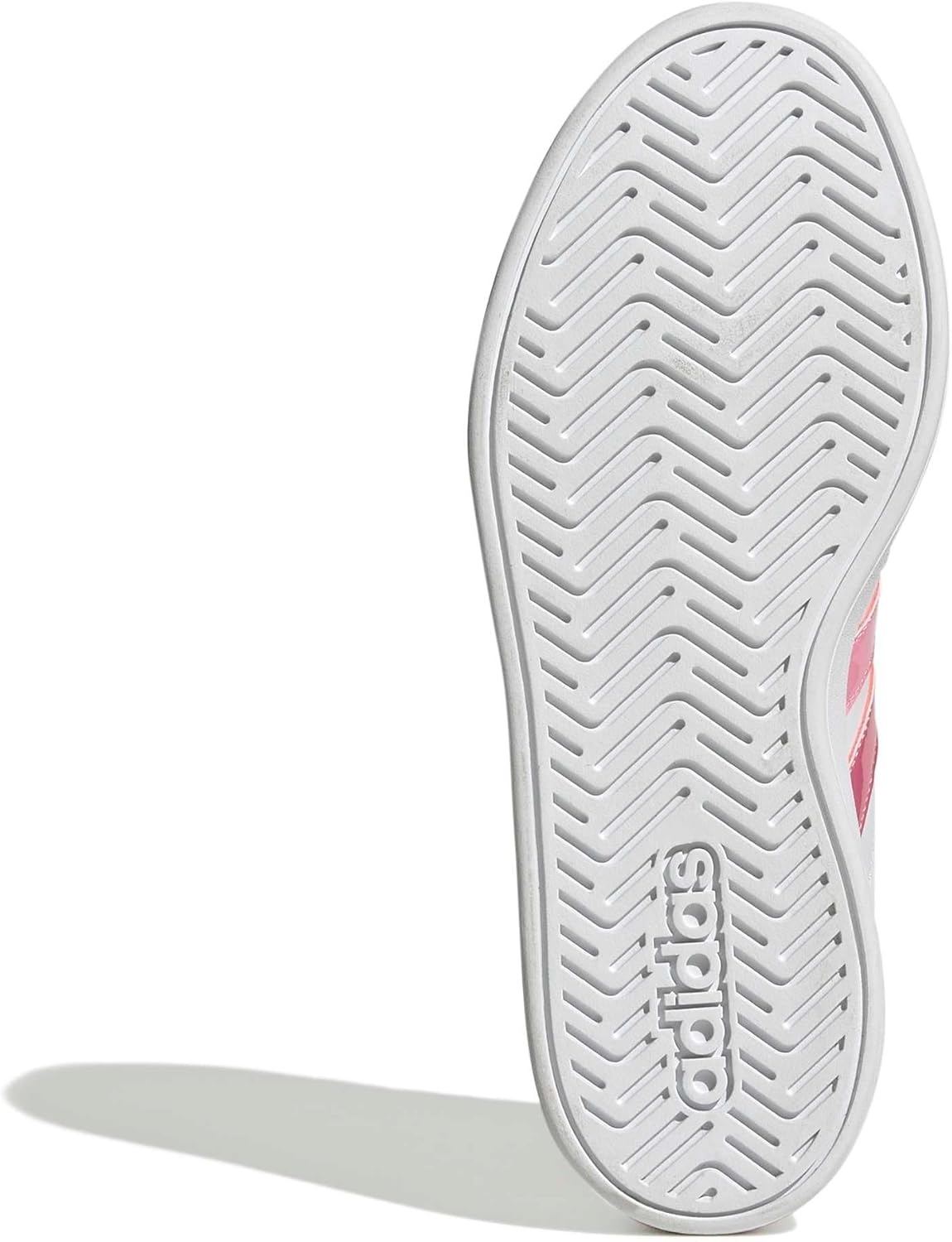 image:imageadidas Kids Grand Court 30 Shoes Big KidWhitePink FusionBliss Pink