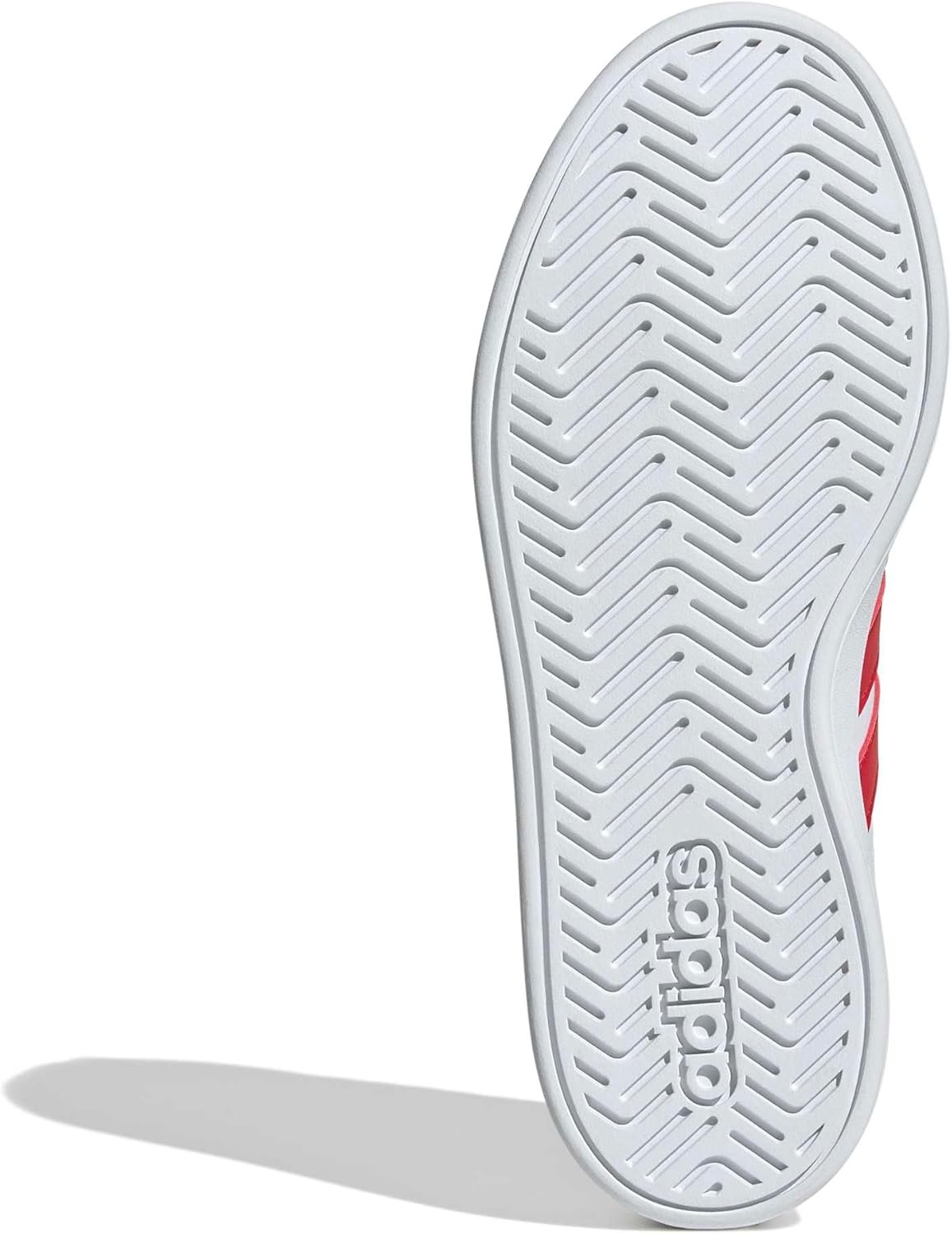 image:imageadidas Kids Grand Court 30 Shoes Big KidWhitePure RubyPure Ruby