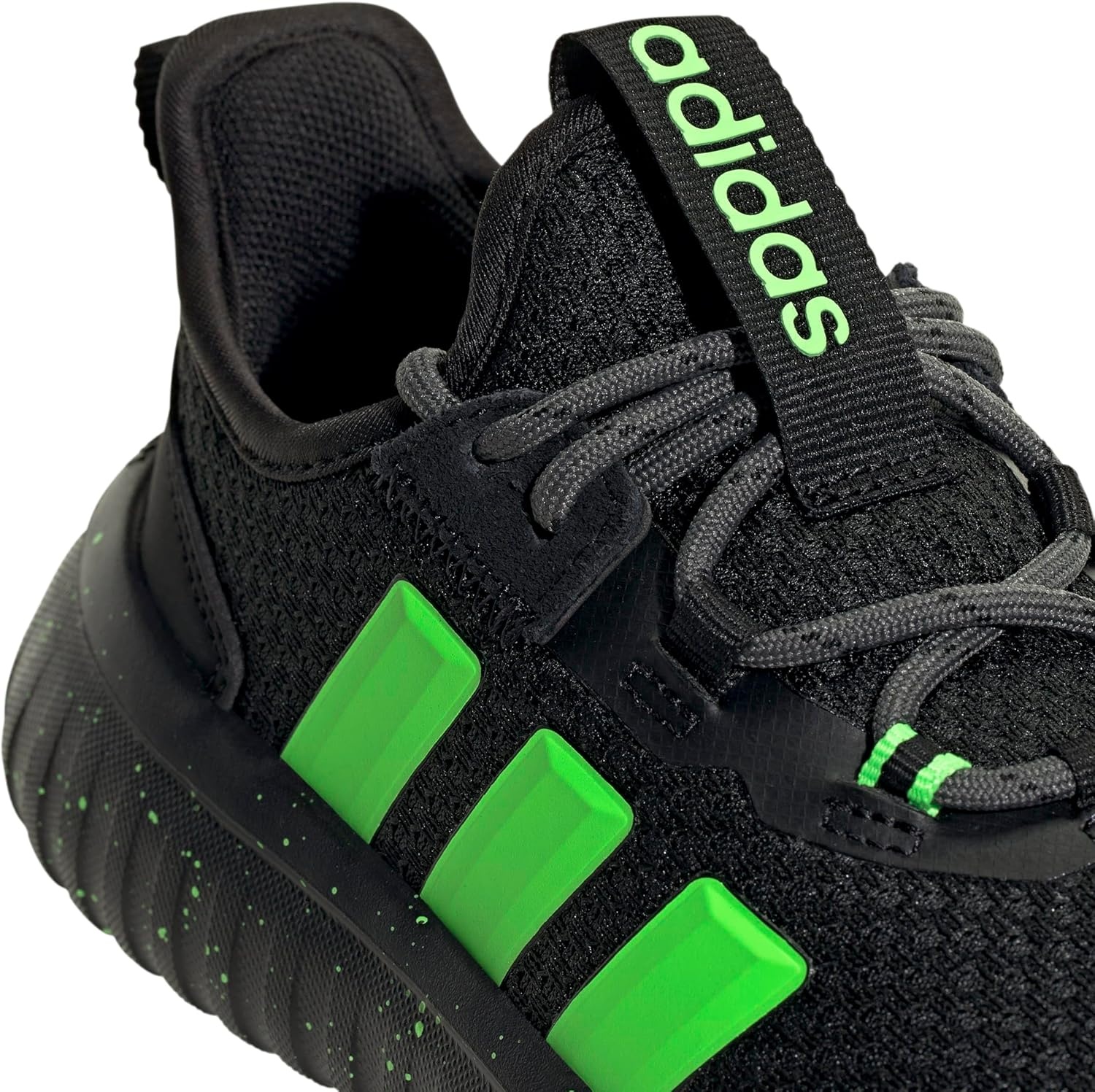 image:imageadidas Kids Kaptir 40 SneakersBlackLime BurstWhite
