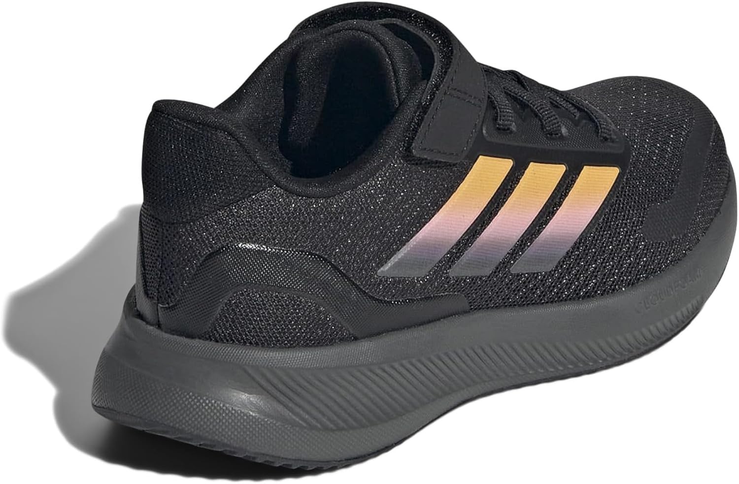 image:imageadidas Kids Marvel Run Falcon 5 Elastic Lace amp StrapBlackSparkPink Spark
