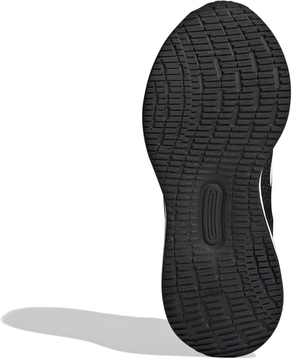 image:imageadidas Kids Marvel Run Falcon 5 Elastic Lace amp StrapBlackWhiteWhite
