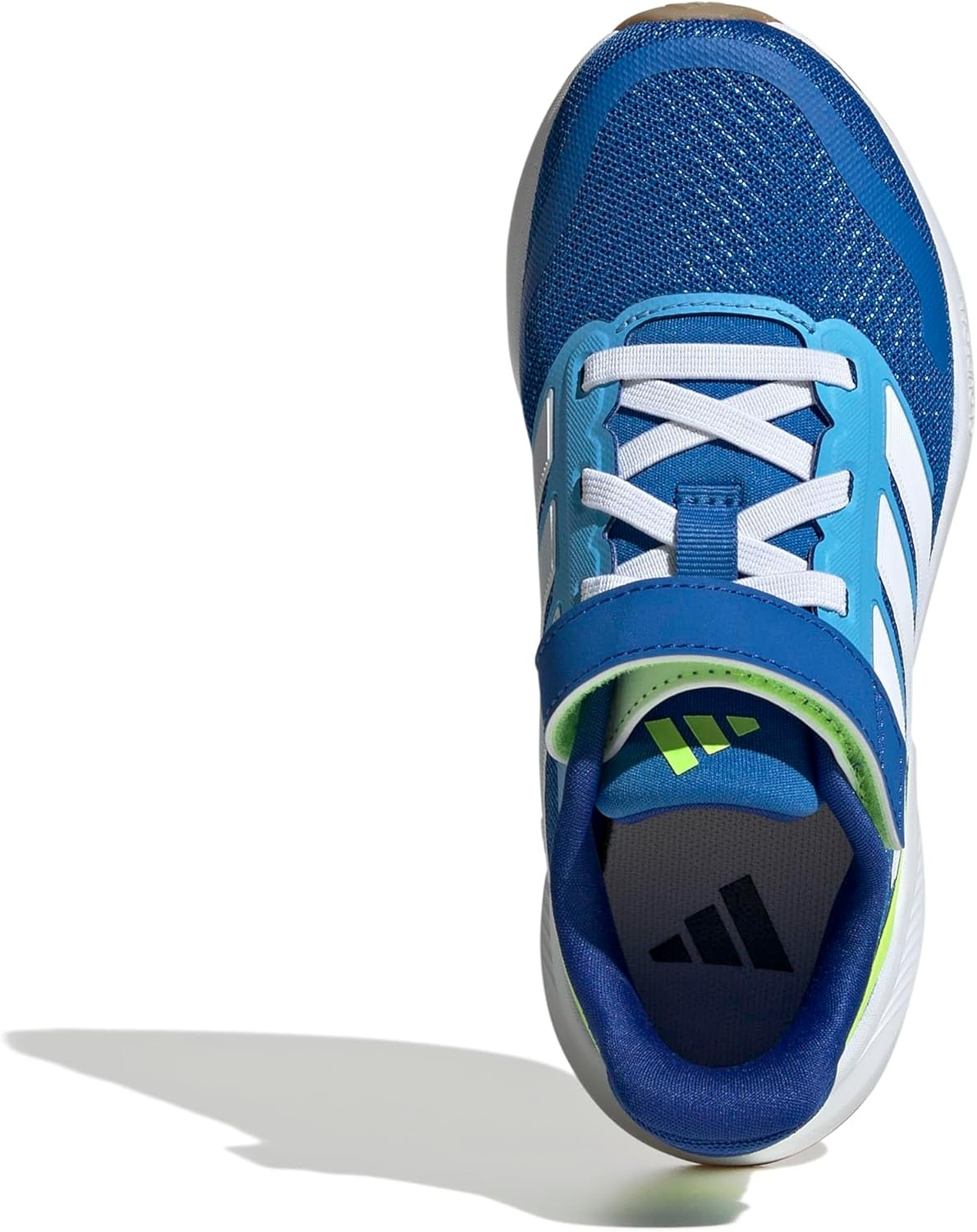 image:imageadidas Kids Marvel Run Falcon 5 Elastic Lace amp StrapBright RoyalWhiteLucid Lemon