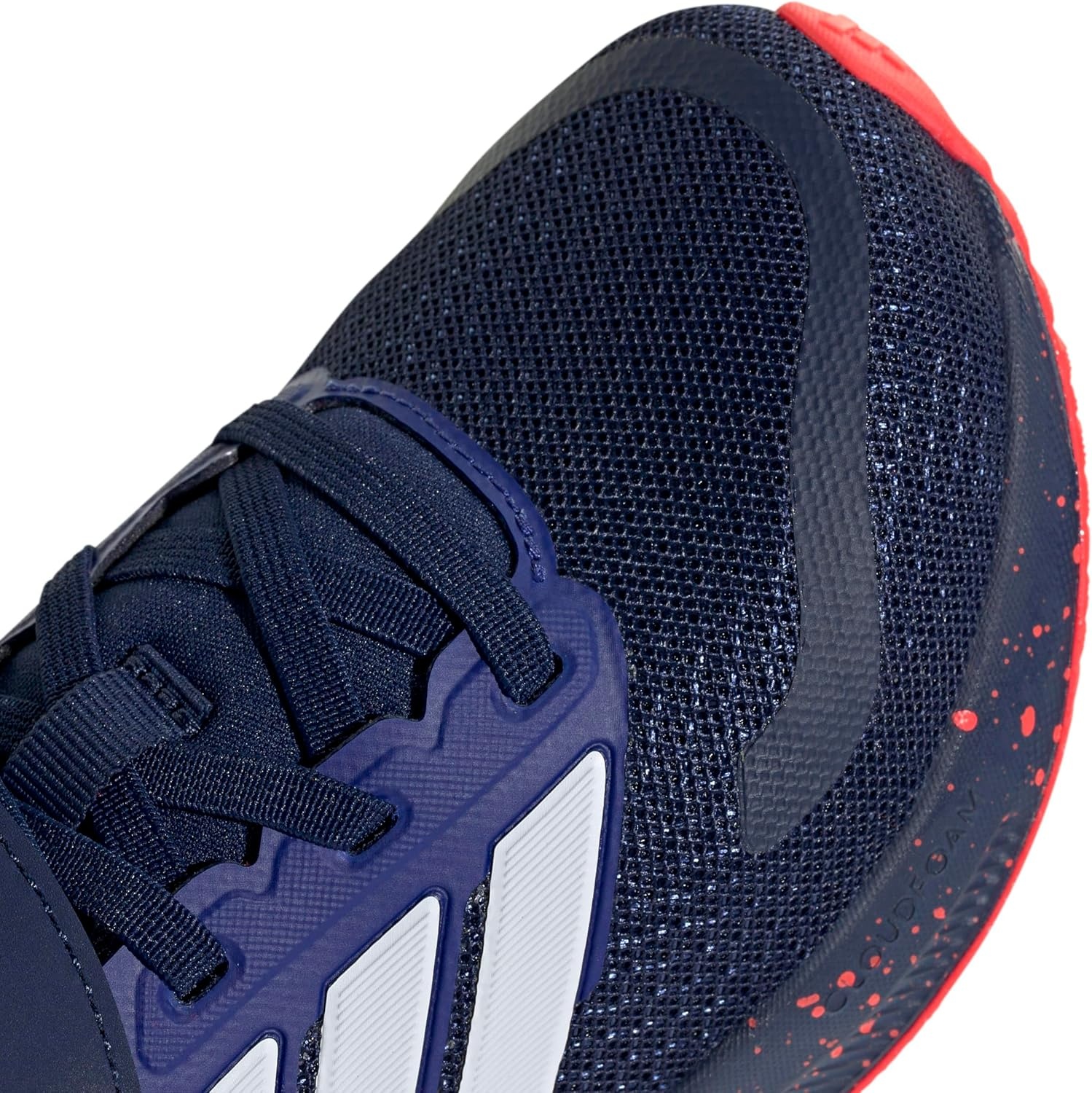 image:imageadidas Kids Marvel Run Falcon 5 Elastic Lace amp StrapDark BlueWhiteSolar Red