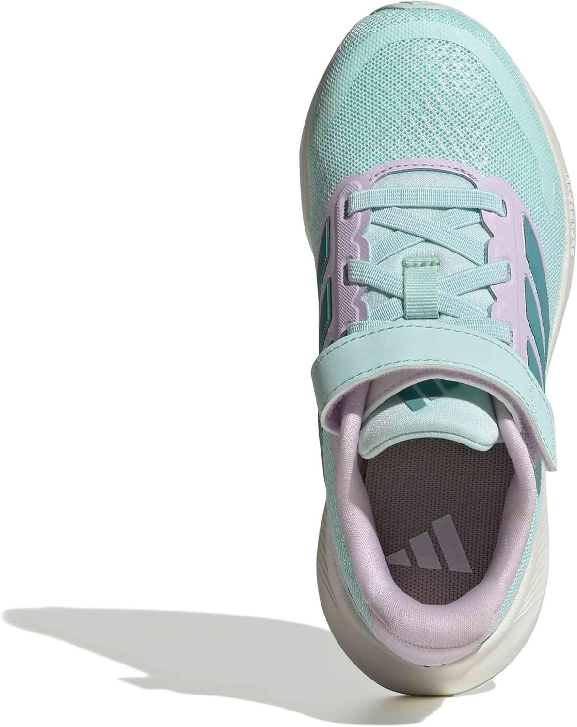 image:imageadidas Kids Marvel Run Falcon 5 Elastic Lace amp StrapHalo MintMint TonIce Lavender