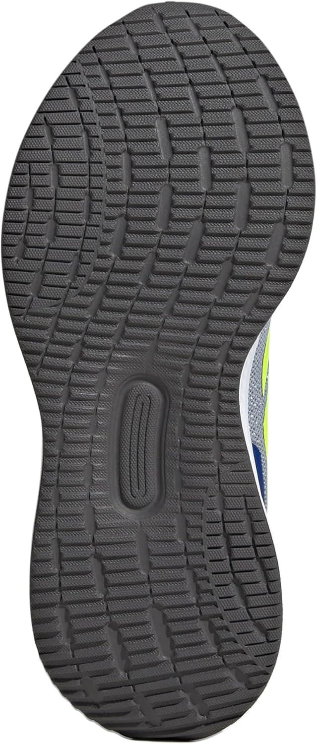 image:imageadidas Kids Marvel Run Falcon 5 Elastic Lace amp StrapHalo SilverLucid LemonTeam Royal Blue