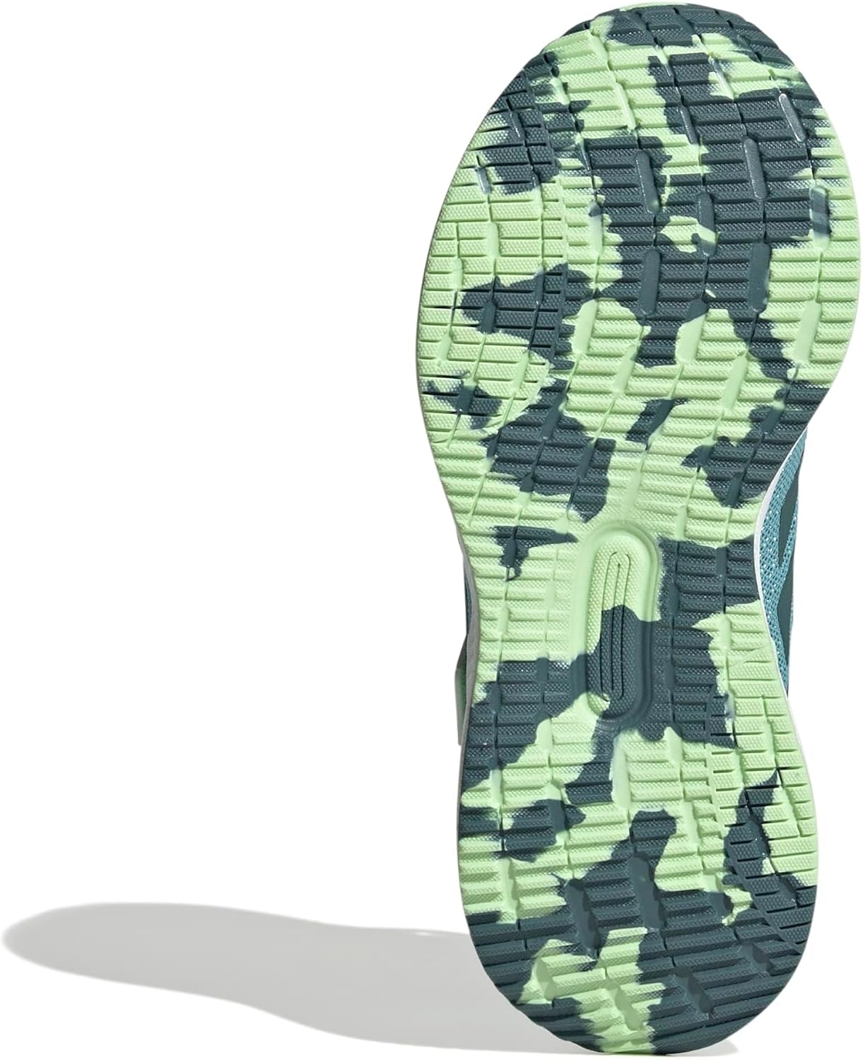 image:imageadidas Kids Marvel Run Falcon 5 Elastic Lace amp StrapMint TonPreloved TealSemi Green Spark