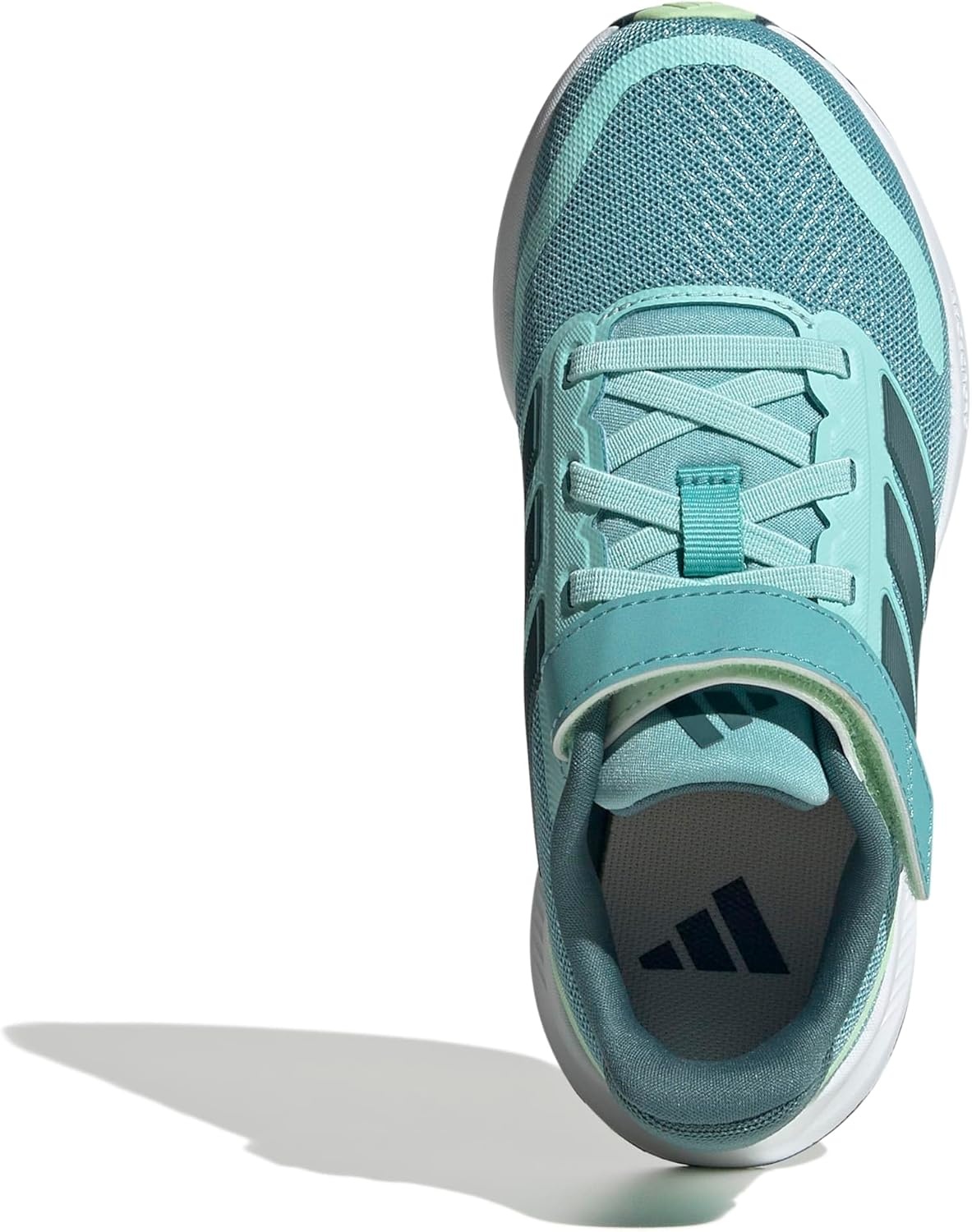 image:imageadidas Kids Marvel Run Falcon 5 Elastic Lace amp StrapMint TonPreloved TealSemi Green Spark