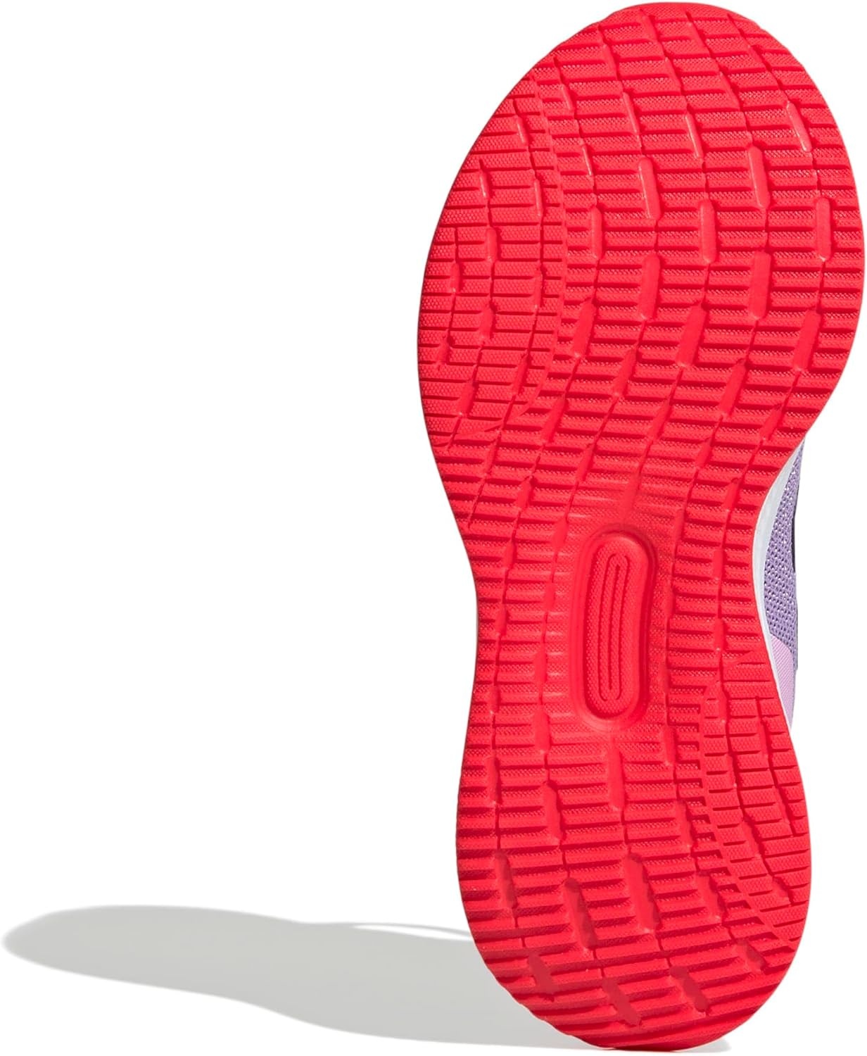 image:imageadidas Kids Marvel Run Falcon 5 Elastic Lace amp StrapPowder PlumAurora PlumLucid Red
