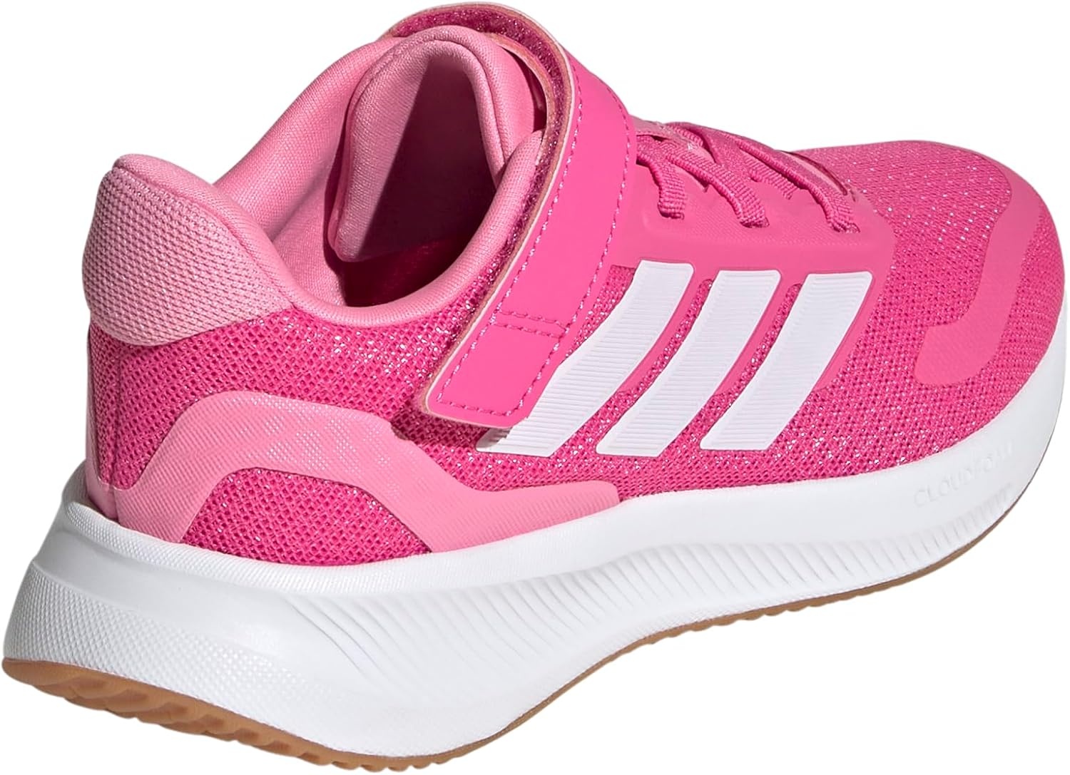 image:imageadidas Kids Marvel Run Falcon 5 Elastic Lace amp StrapPulse MagentaWhiteBliss Pink
