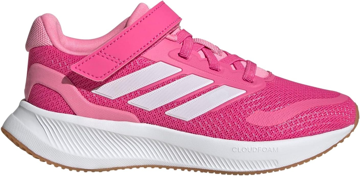 image:imageadidas Kids Marvel Run Falcon 5 Elastic Lace amp StrapPulse MagentaWhiteBliss Pink