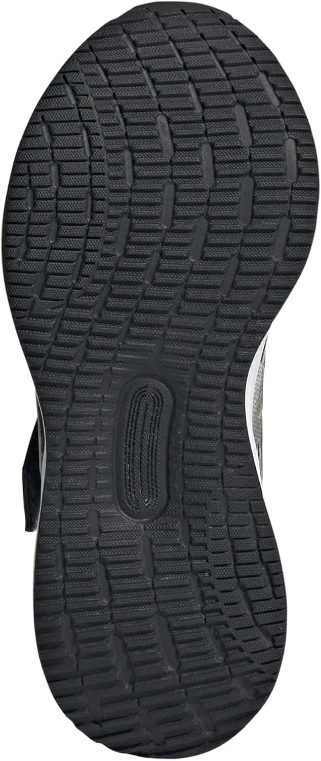 image:imageadidas Kids Marvel Run Falcon 5 Elastic Lace amp StrapSilver PebbleSilver MetallicCarbon