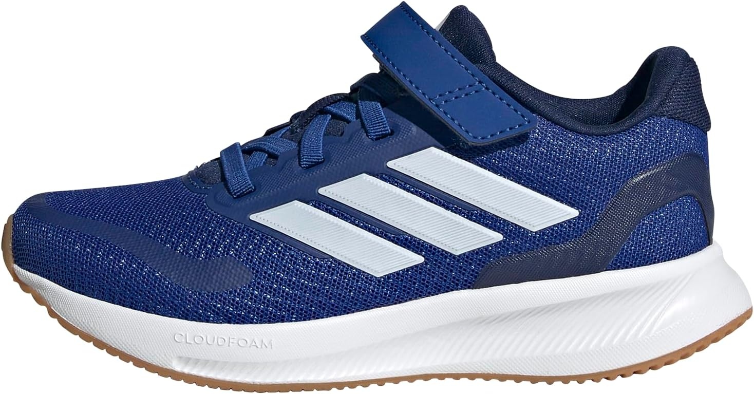 image:imageadidas Kids Marvel Run Falcon 5 Elastic Lace amp StrapTeam Royal BlueWhiteDark Blue