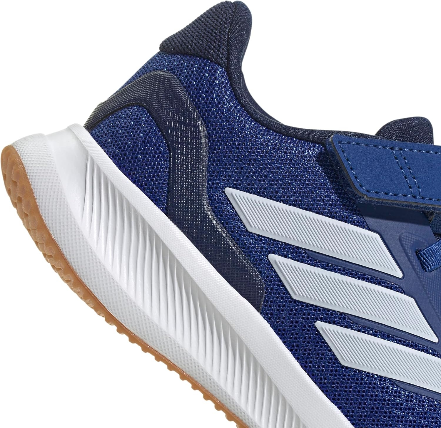image:imageadidas Kids Marvel Run Falcon 5 Elastic Lace amp StrapTeam Royal BlueWhiteDark Blue