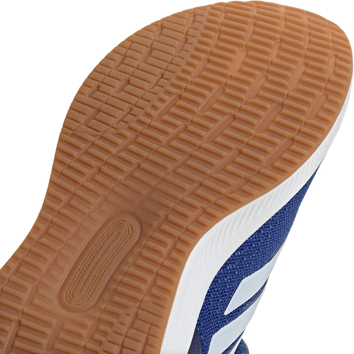 image:imageadidas Kids Marvel Run Falcon 5 Elastic Lace amp StrapTeam Royal BlueWhiteDark Blue