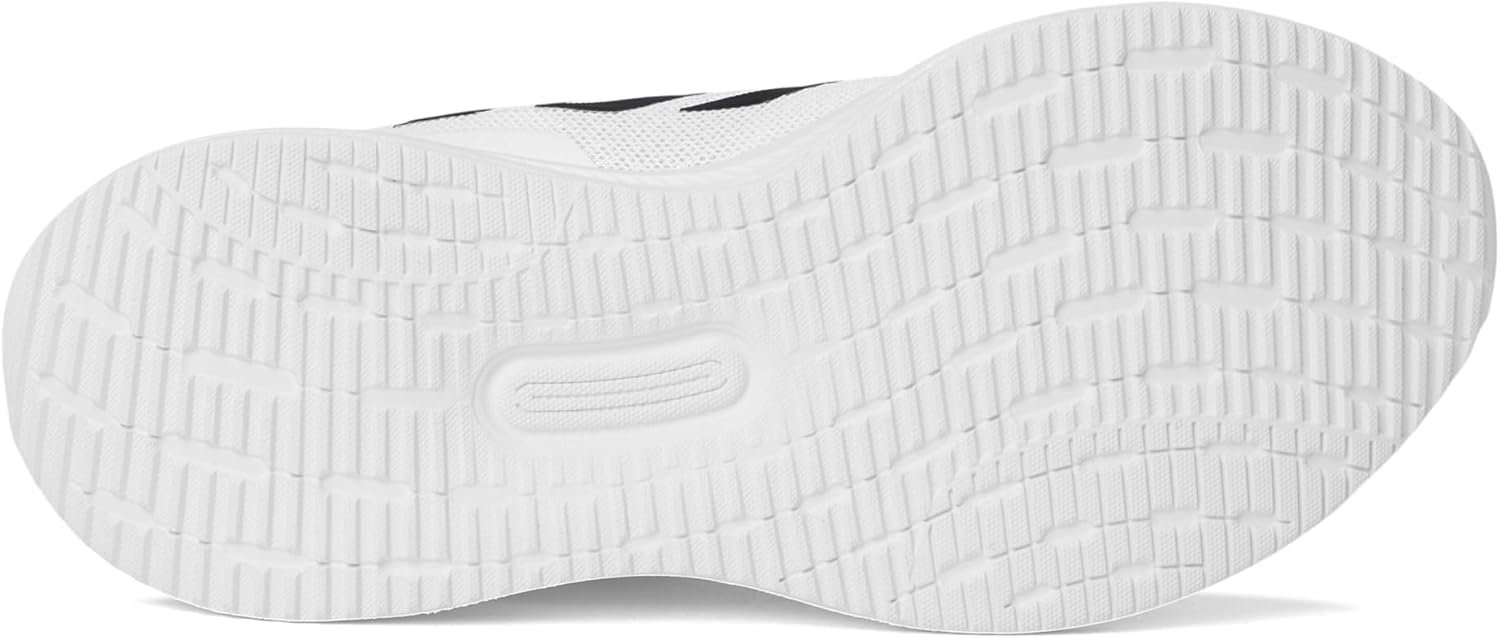 image:imageadidas Kids Marvel Run Falcon 5 Elastic Lace amp StrapWhiteBlackBlack