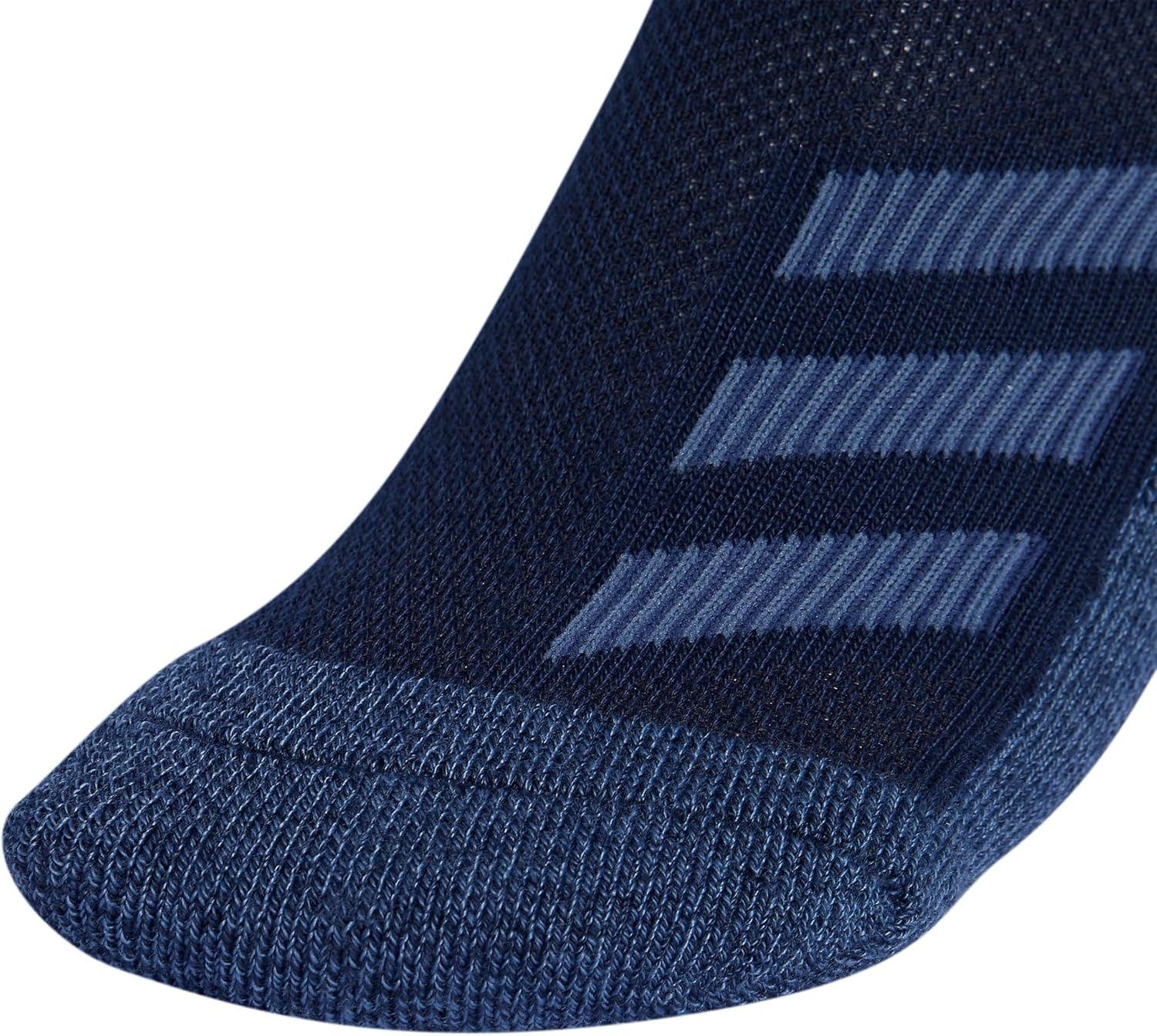 image:imageadidas Kids No Show Socks for Boys and Girls 6 Pairs Durable amp ComfortableAngleWhiteCollegiate NavyWonder Steel Blue
