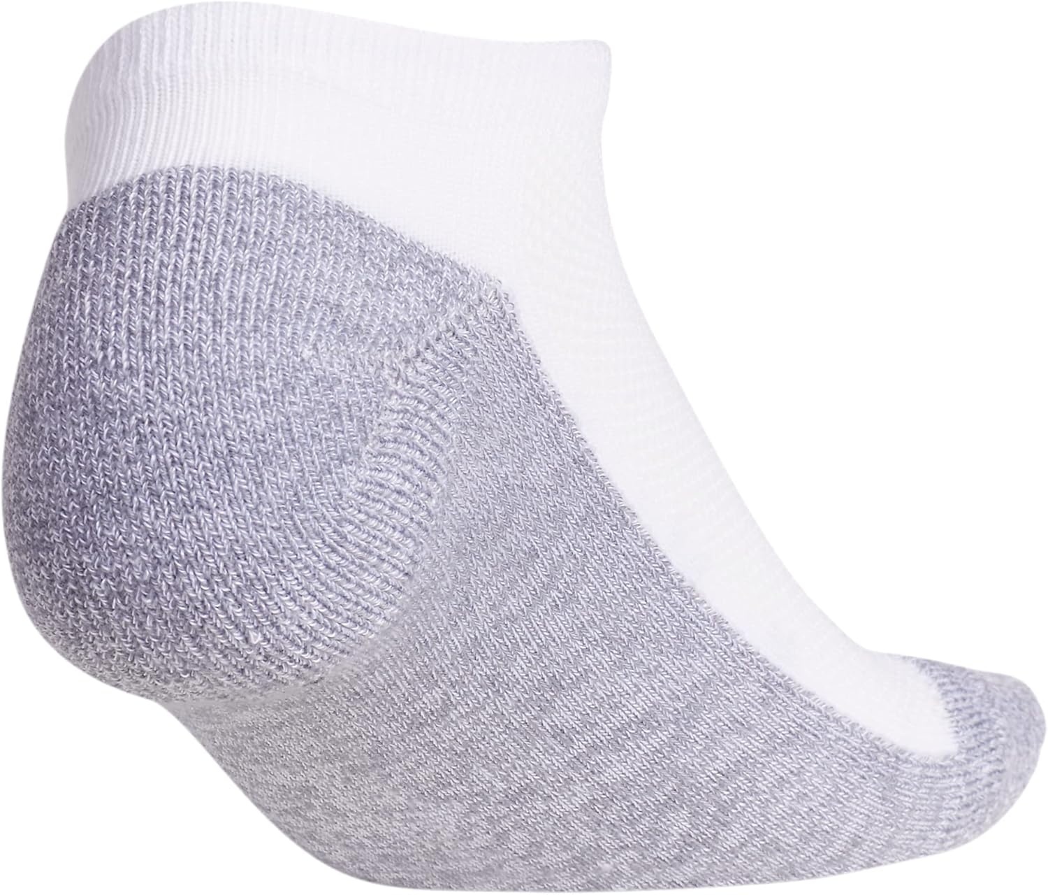 image:imageadidas Kids No Show Socks for Boys and Girls 6 Pairs Durable amp ComfortableAngleWhiteGreyLight Onix Grey
