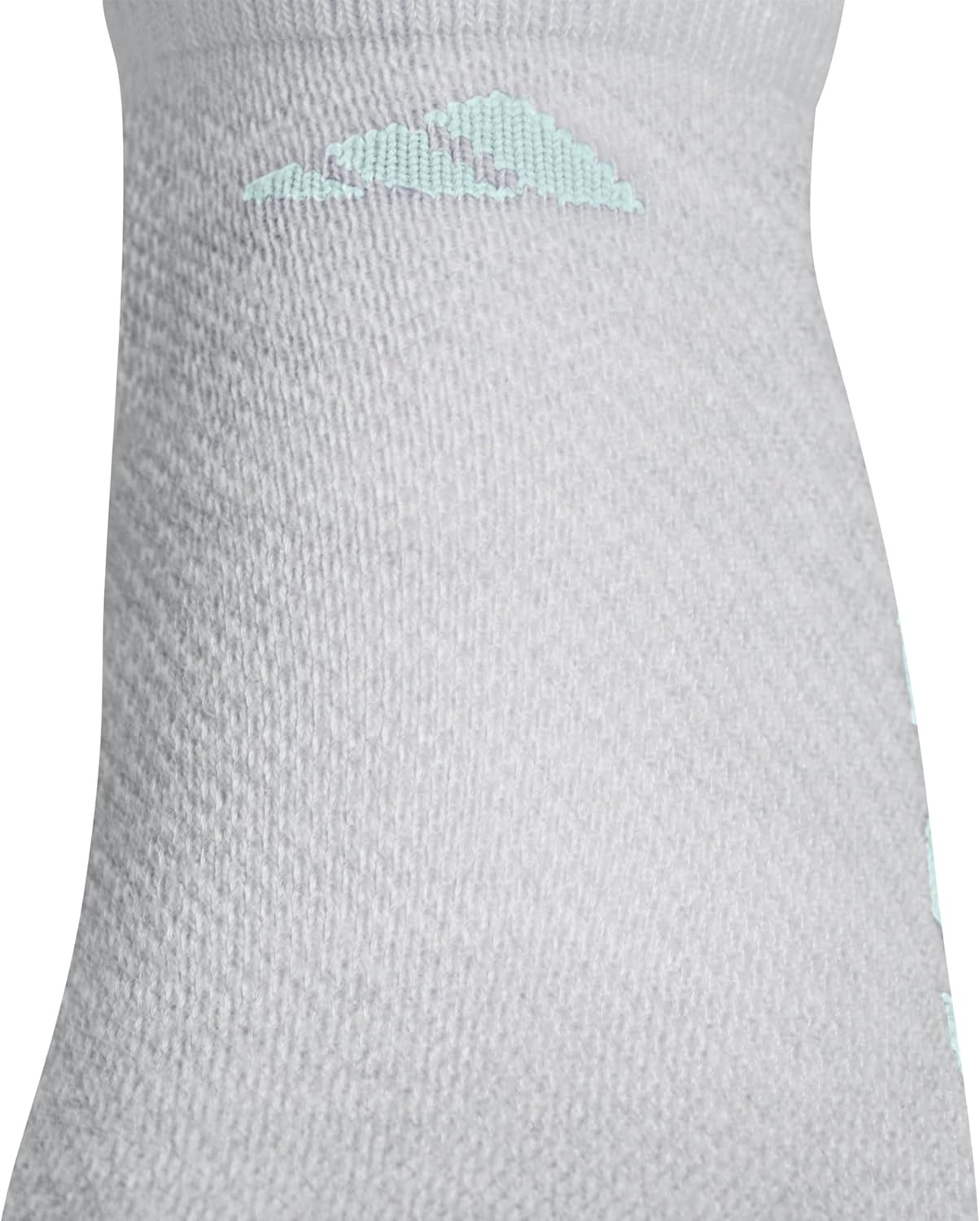 image:imageadidas Kids No Show Socks for Boys and Girls 6 Pairs Durable amp ComfortableCool Light HeatherGreySemi Flash Aqua BlueGirls