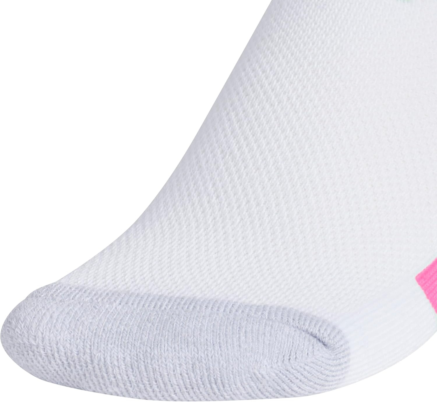 image:imageadidas Kids No Show Socks for Boys and Girls 6 Pairs Durable amp ComfortableWhiteWhiteclear Onix GreyPulse Magenta PinkGirls