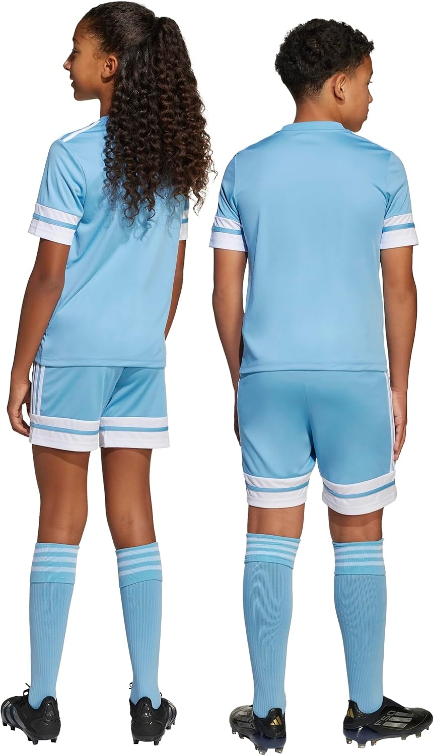 image:imageadidas Kids Squadra 25 ShortsTeam Light BlueWhite