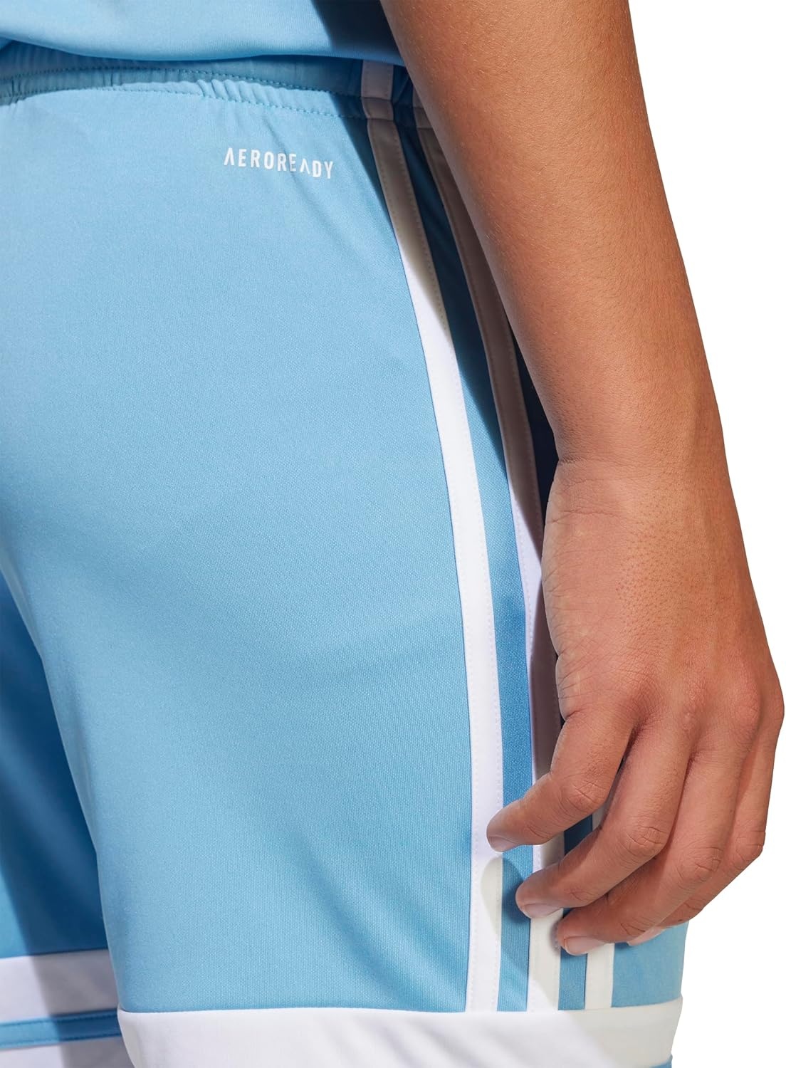 image:imageadidas Kids Squadra 25 ShortsTeam Light BlueWhite