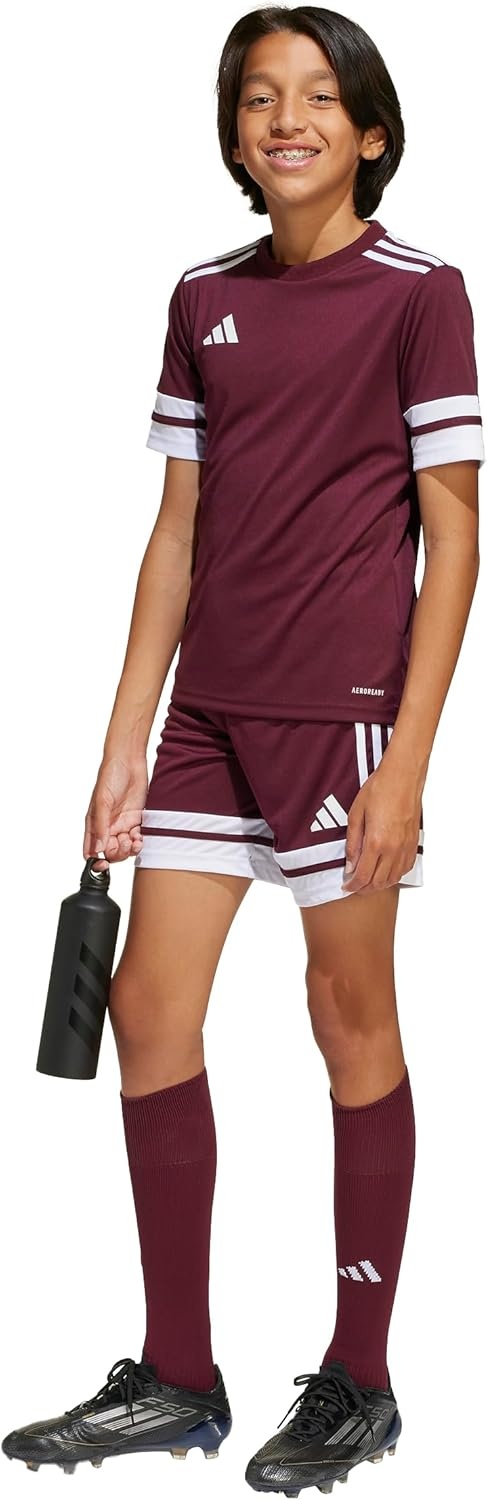 image:imageadidas Kids Squadra 25 ShortsTeam MaroonWhite