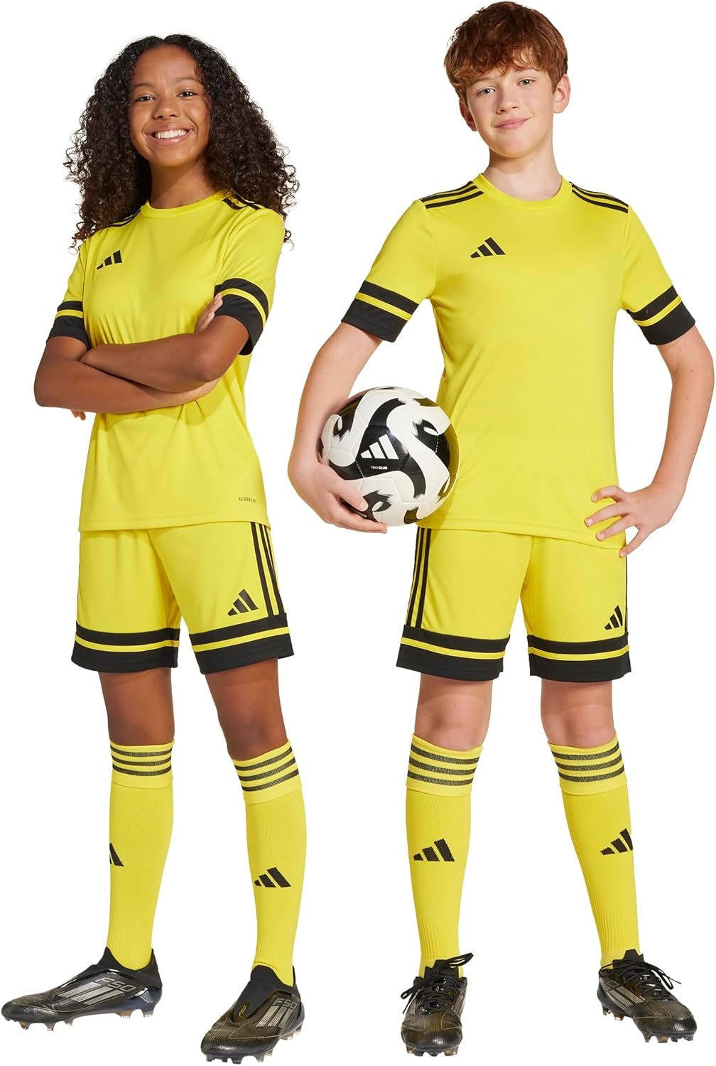 image:imageadidas Kids Squadra 25 ShortsTeam YellowBlack