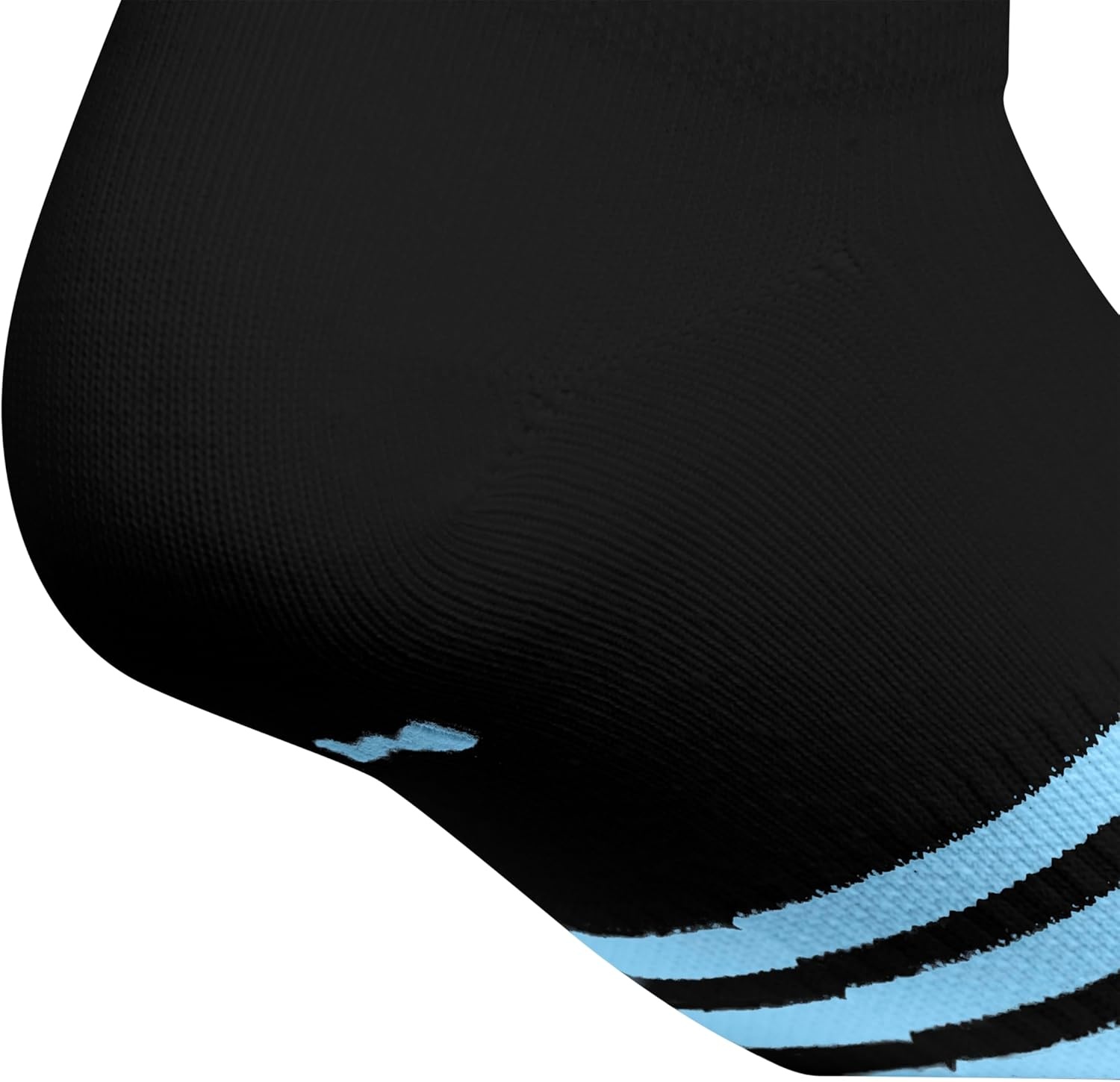 image:imageadidas Kids Superlite No Show Socks for Boys amp Girls 6 Pairs LightweightBlackWhiteSemi Blue BurstGirls30