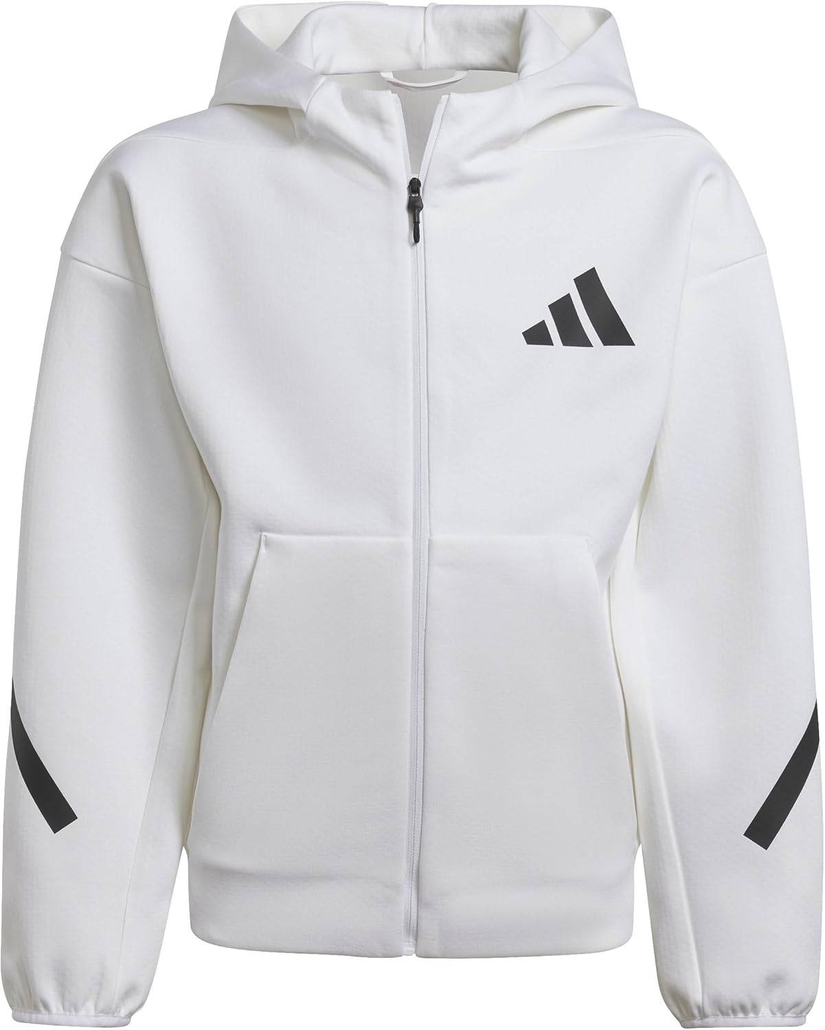 image:imageadidas Kids Zne Full Zip HoodieWhiteBlack