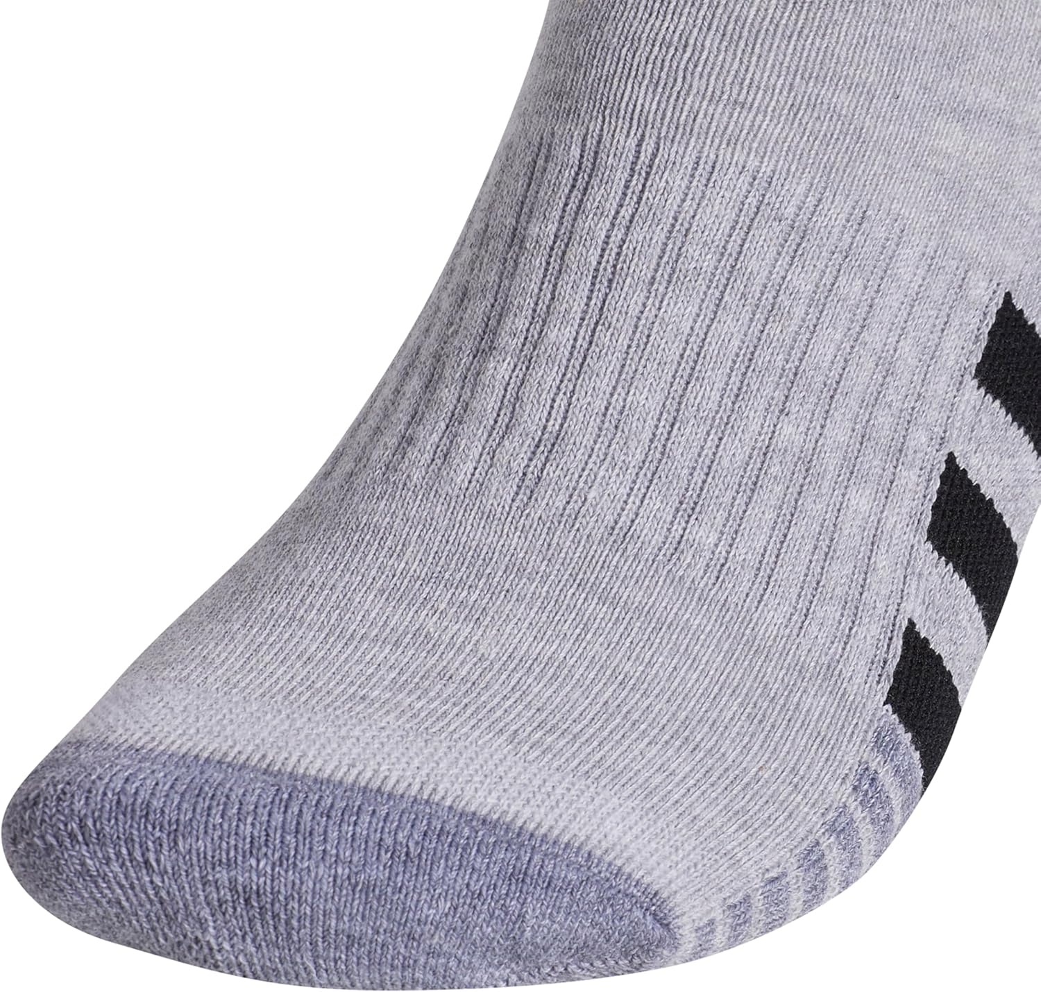 image:imageadidas Mens Cushioned Low Cut Ankle Socks 3 Pairs Durable amp ComfortableCool Light HeatherGreyBlack3