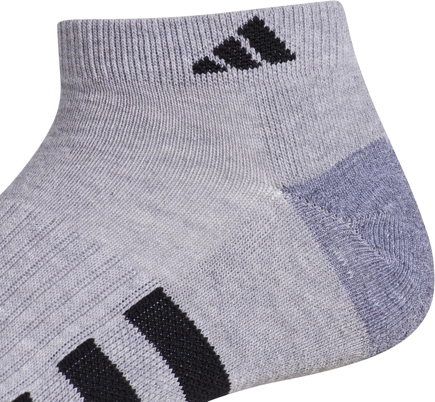 image:imageadidas Mens Cushioned Low Cut Ankle Socks 3 Pairs Durable amp ComfortableCool Light HeatherGreyBlack3